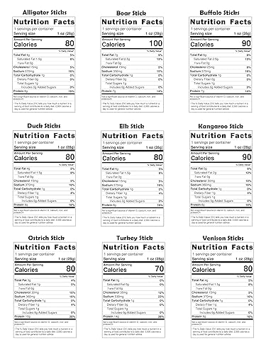 Miniatura 7 de Buffalo Bob's Wild Game Jerky- Sampler Gift Pack de 10