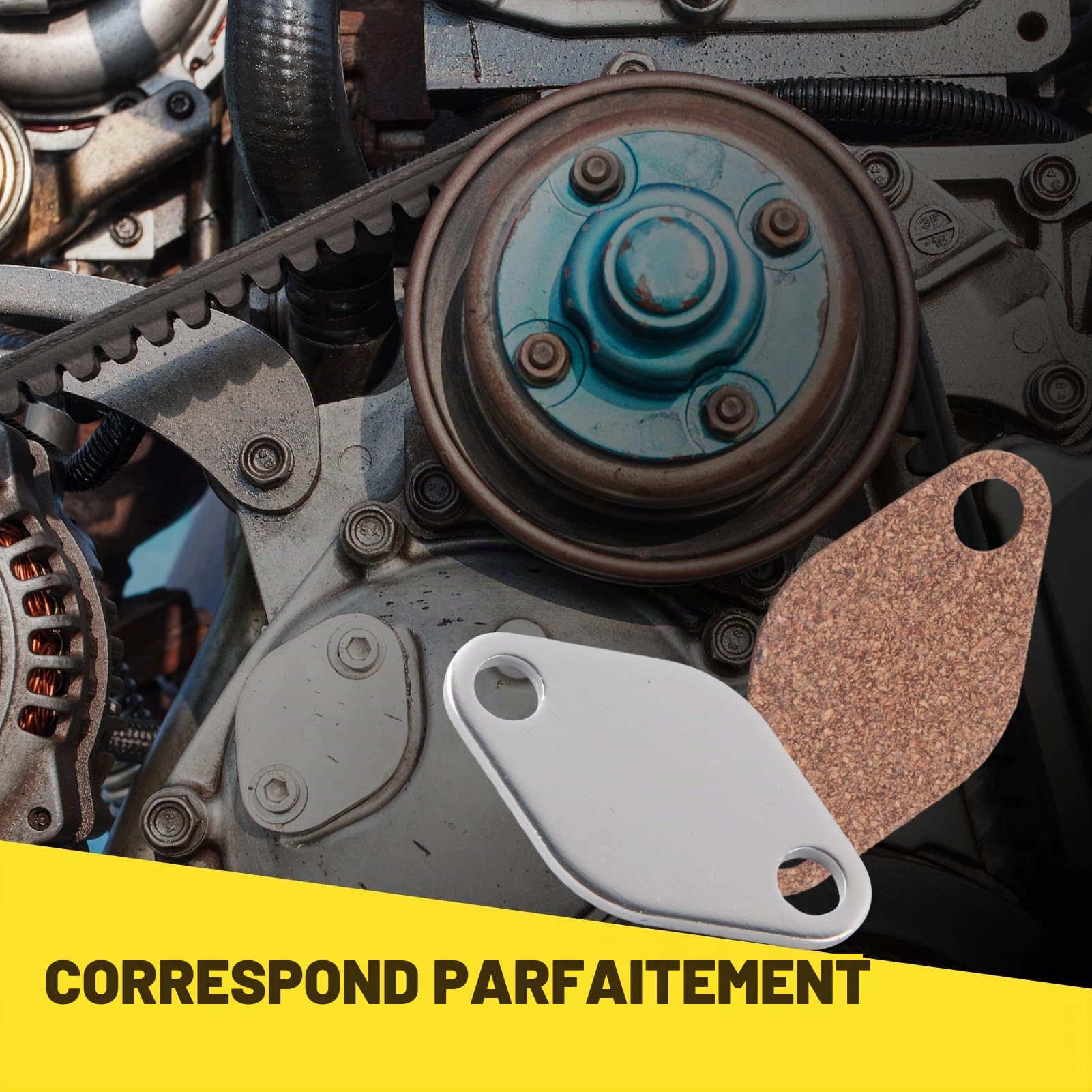 Kit de Vanne EGR Pour 2.0L B47 Moteurs Diesel，F20, F21 LCI, F22, F23, F30, F31, F34, F32, F33, F36, F10, F11 LCI, G11, G12, F25, F26 Compatible avec Joint Vanne EGR Rechange Suppression
