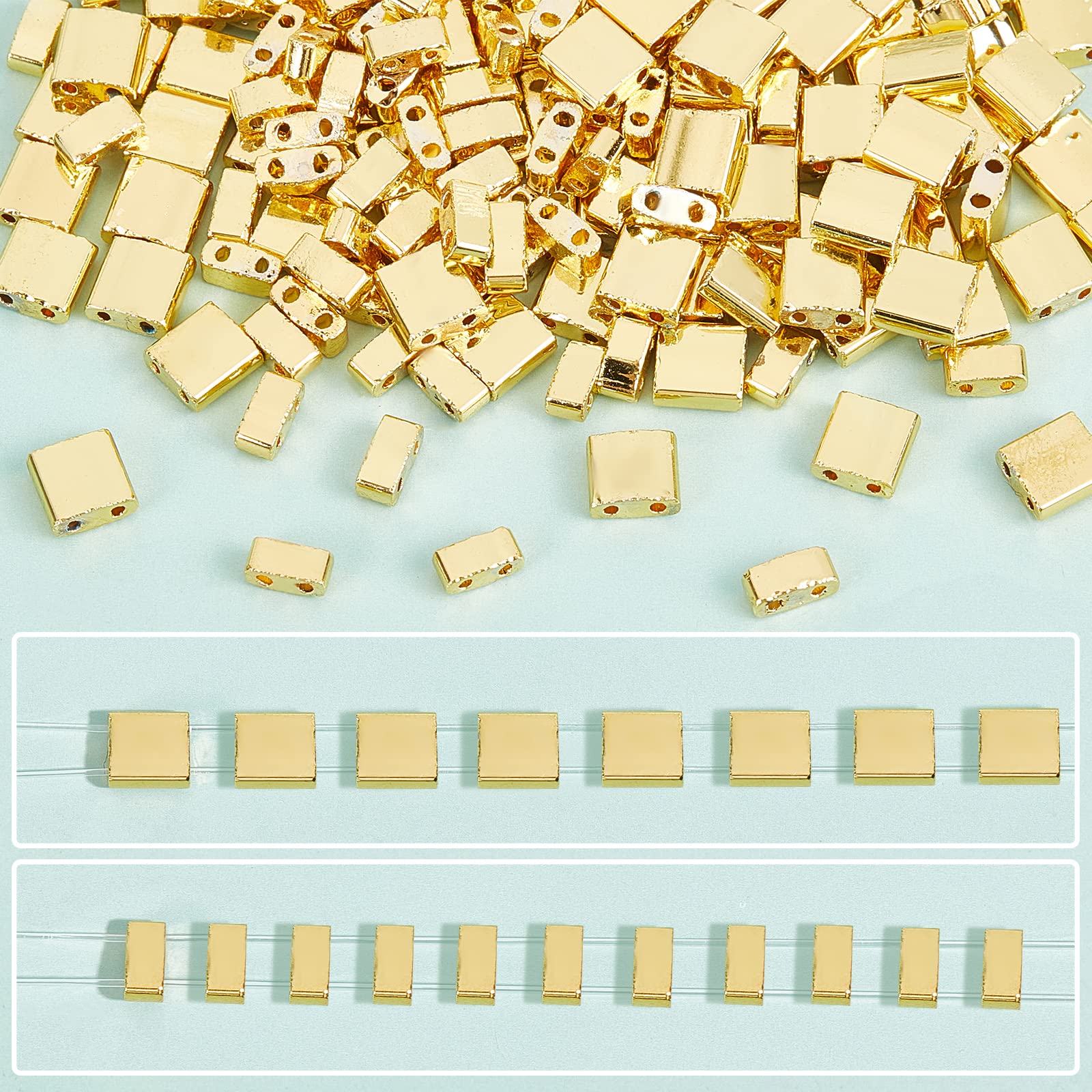 Kit Creatività 200 Perline Distanziali Argento 5mm | Per Gioielli Fai-Da-Te, Foro 2mm - Acciaio Placcato Perline Rotonde 5mm Craft - Foto 2