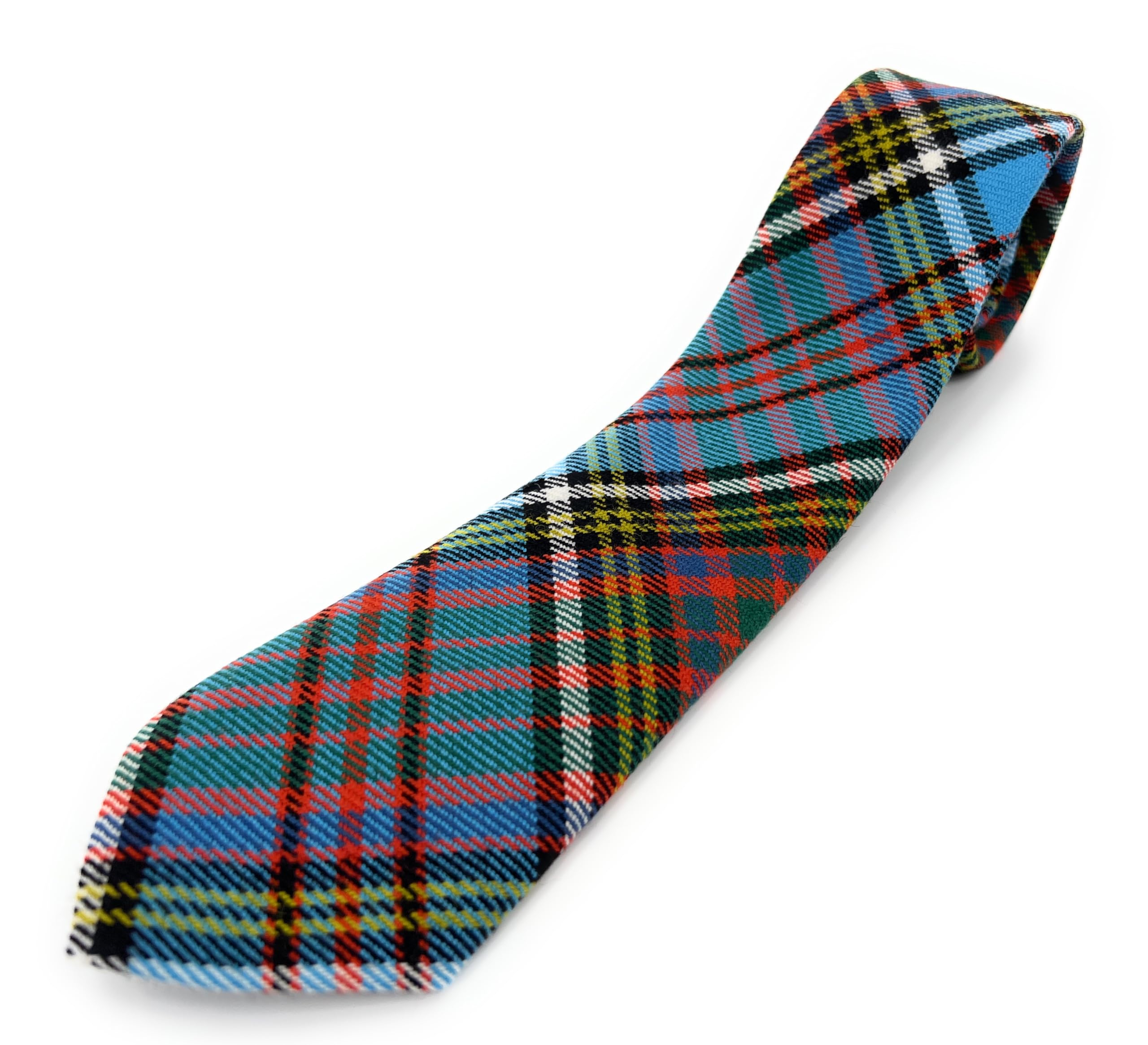Tartan Tweeds Men's Anderson Ancient Tartan Neck Tie New Wool British Made (Anderson Ancient)