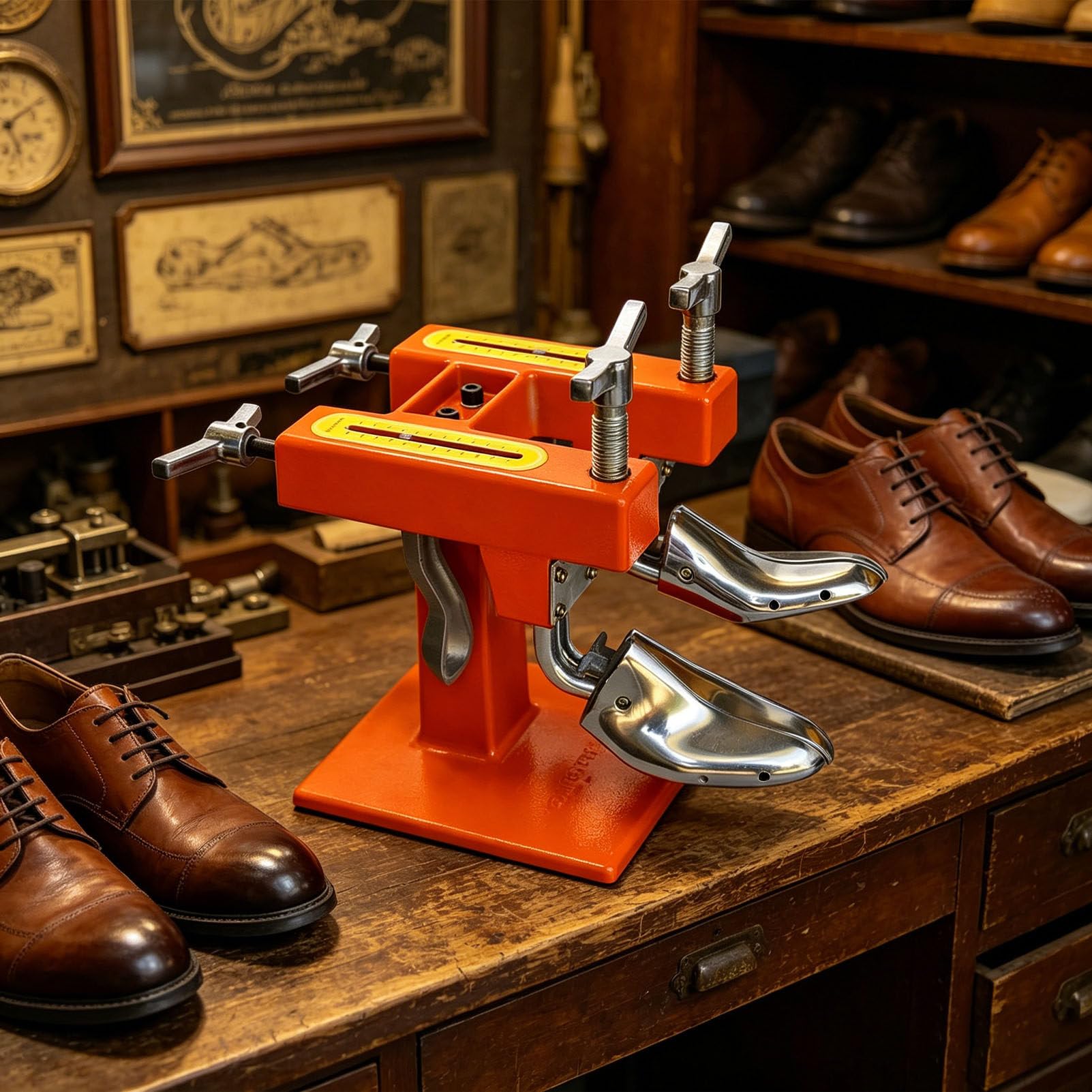 Barella manuale a doppia testa, allargatore antiruggine per riparazione scarpe, regolazione precisa, facile da usare per officine