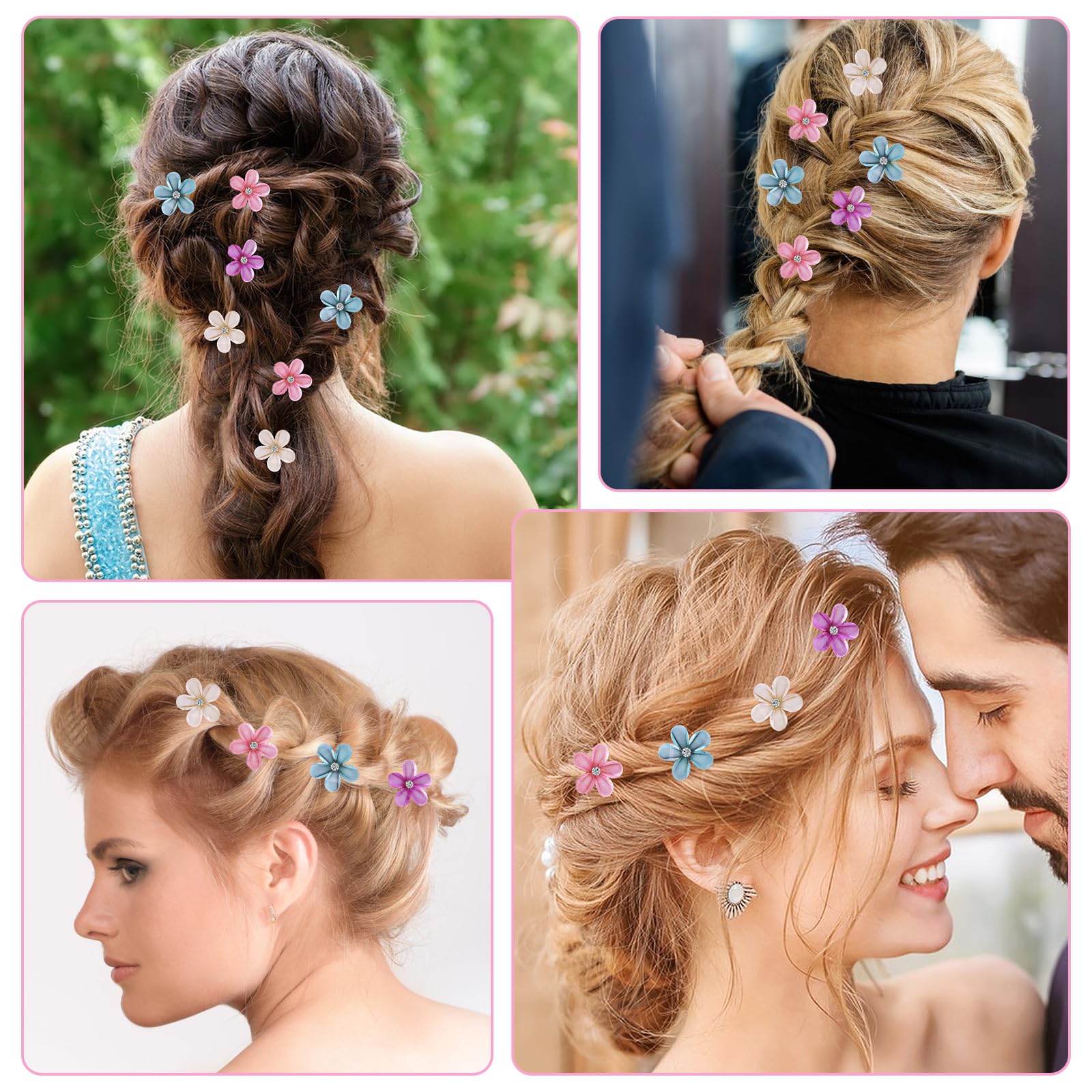 Amabro 16PCS Flower Hair Claws - Image 4