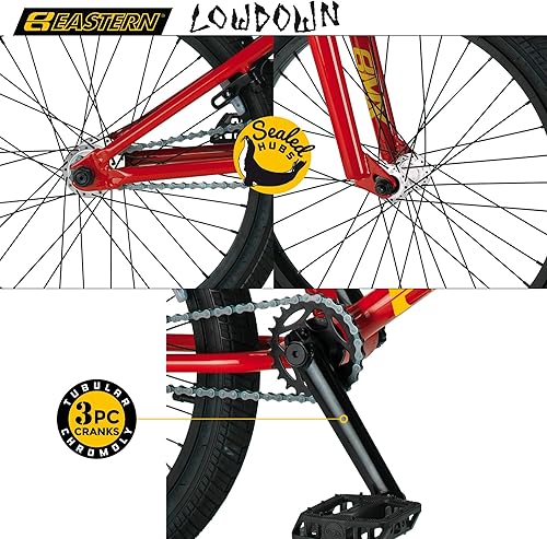 Miniatura 4 de Eastern Bikes Bicicletas BMX Orientales - Modelo Lowdown Bicicleta de 20 pulgadas. Bicicleta ligera de estilo libre diseñada por ciclistas