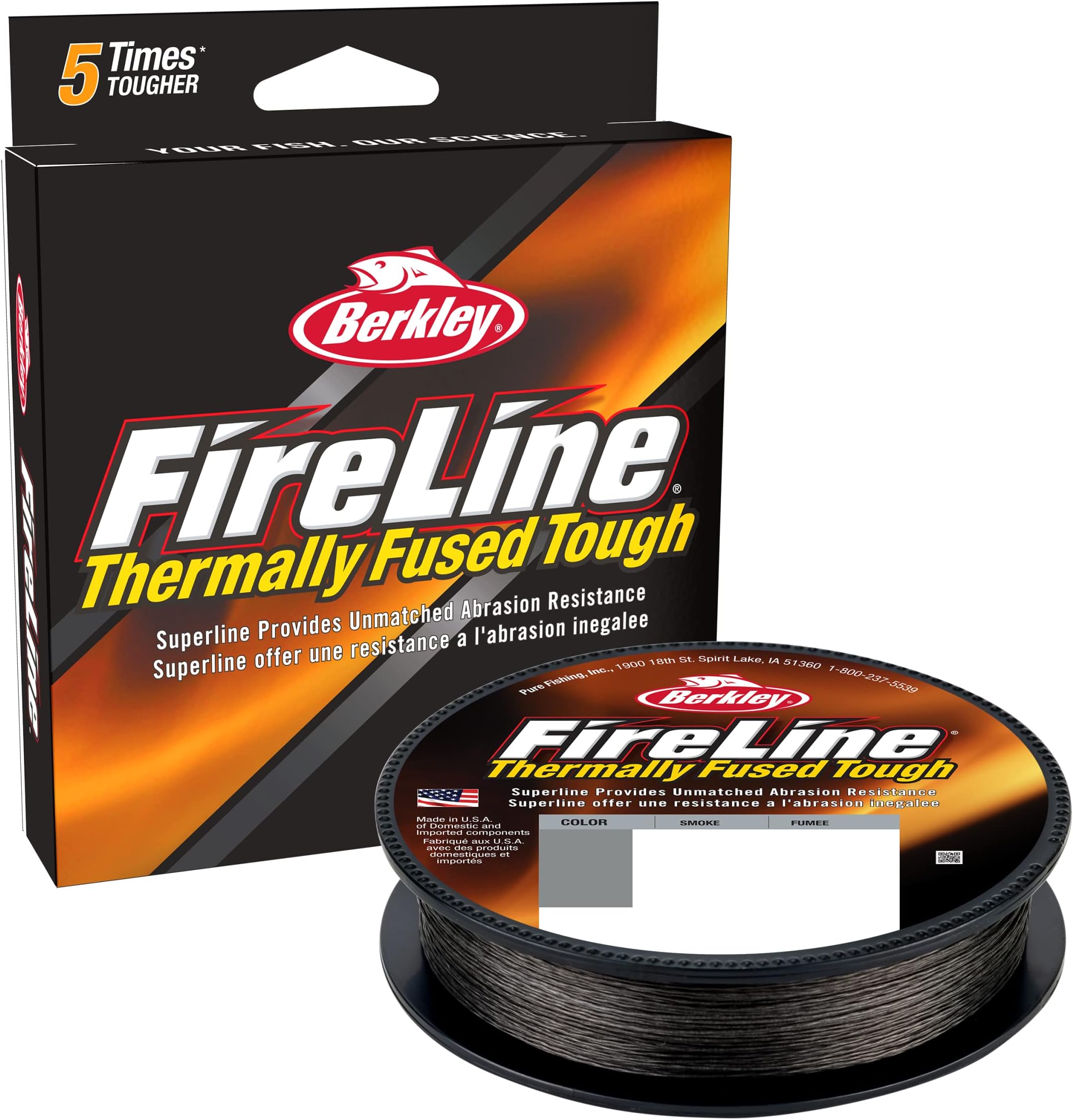 Berkley FireLine Fused Original โ 8-Strand Superline, Ultra-Tough & Abrasion-Resistant Braided Fishing Line for Superior Sensitivity and Smooth Casting, Multiple Colours & Sizes