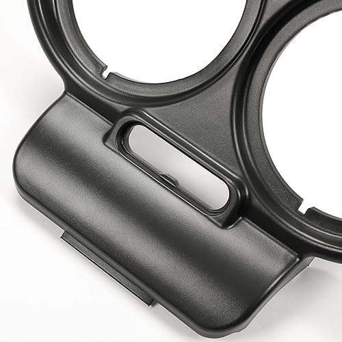 Miniatura 8 de Kojem Cubierta de calibre compatible con Harley-Davidson Road Glide 1998-2013 Reemplazo para cubierta de velocímetro 67923-98B 21906 Negro