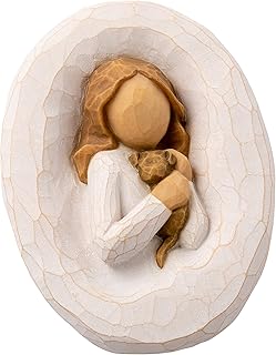 Willow Tree My Friend Plaque, Sculpted Hand-Painted bas Relief