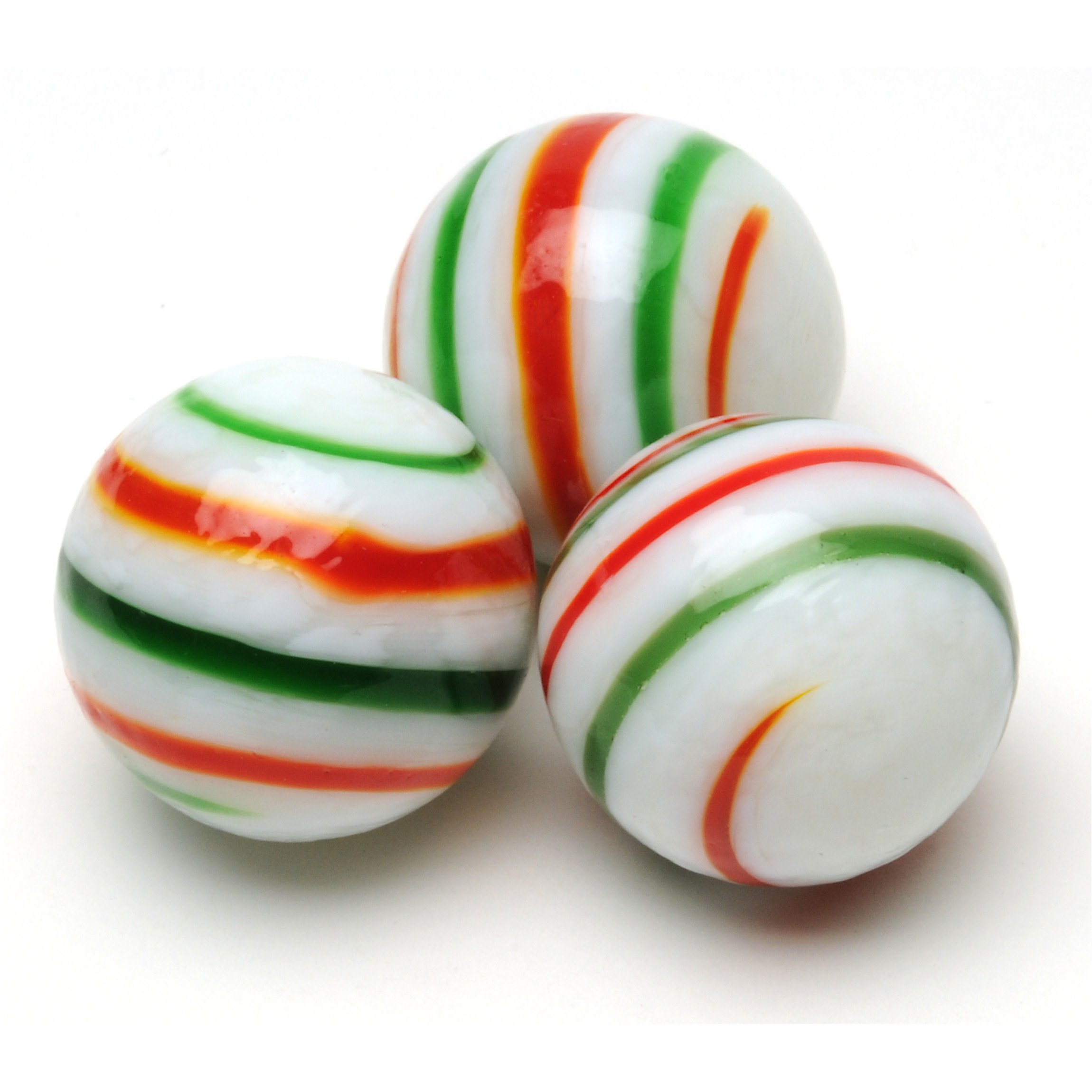 Wood Expressions Blue Striped Glass Marbles Set of 33, Replacements for Marble Games, Vintage Marble Collection, 22 mm, Adults