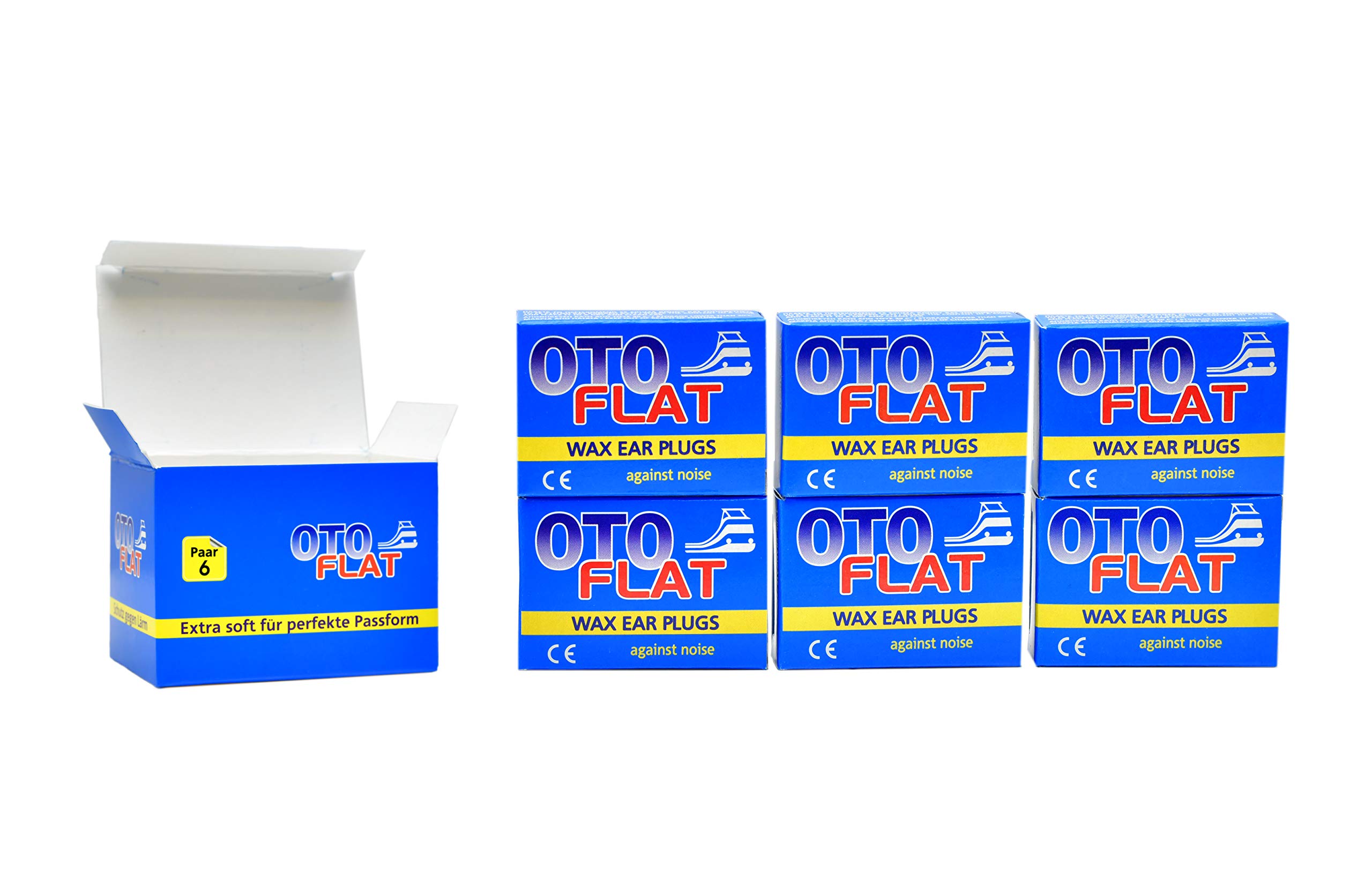 Otoflat 24 Tappi Per Le Orecchie In Cera D'api Naturale – Morbidi, Modellabili, Con Riduzione Rumore SNR 29dB – Per Dormire E Viaggiare