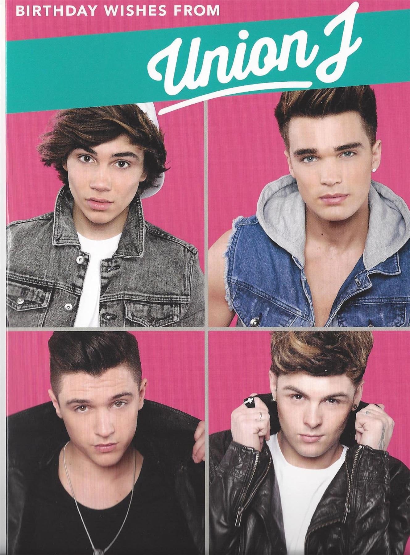Union J Sound Birthday Card With Recorded Message by Union J
