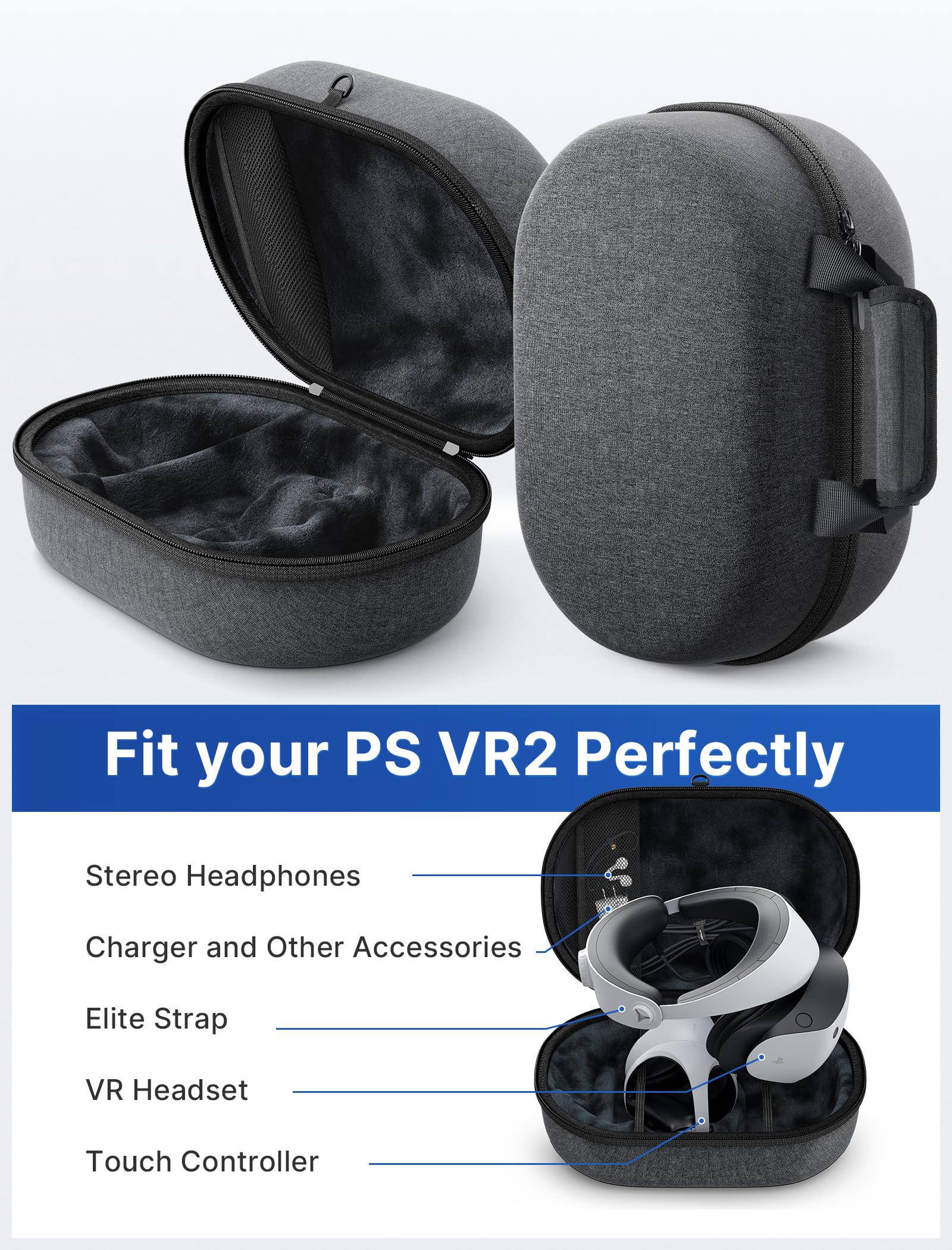 Amazon.co.jp: JSAUX PSVR2ゲーミングヘッドセットタッチ 