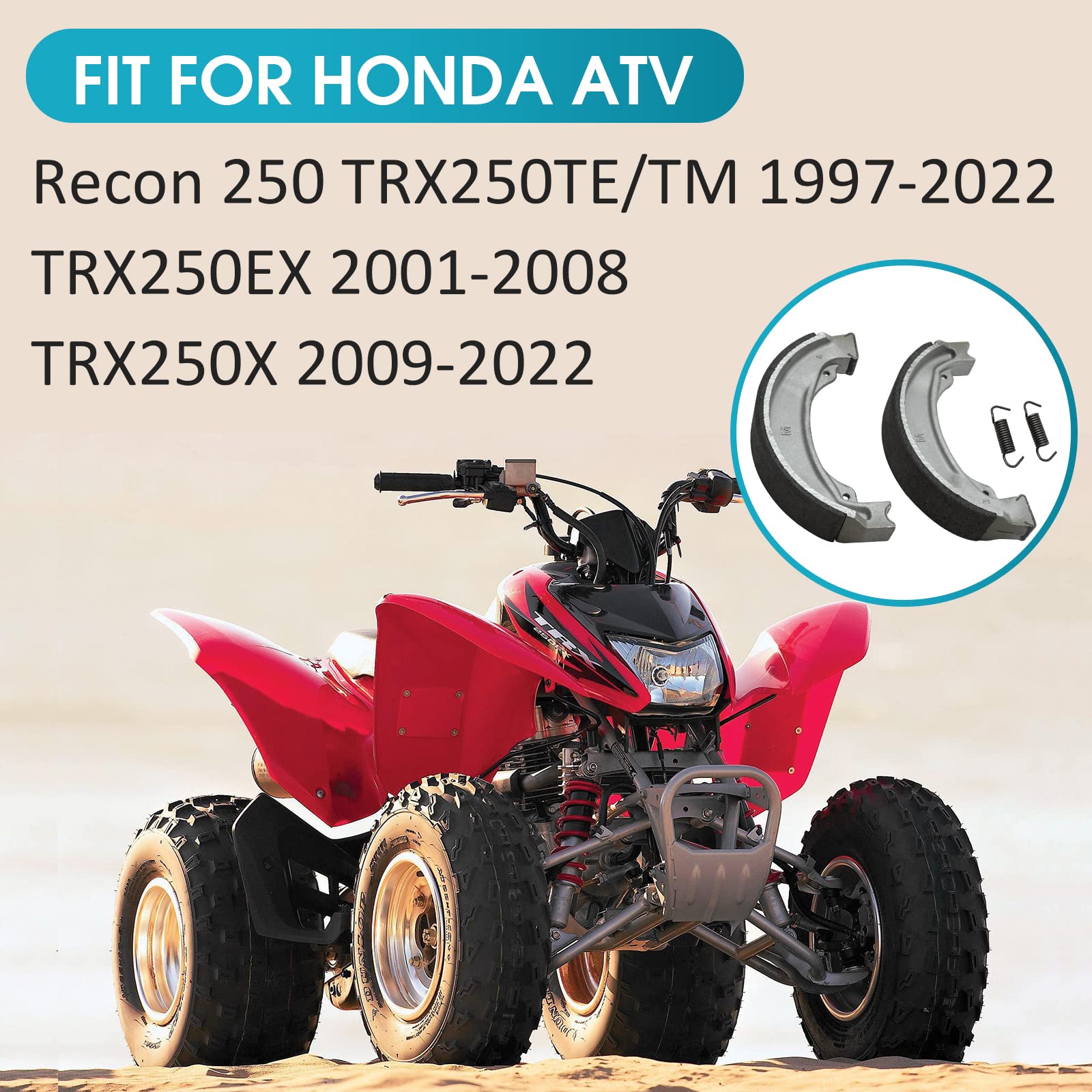Front Rear For Honda Recon 250 TRX250 1997 1998 1999 2000-2014 - Foto 6