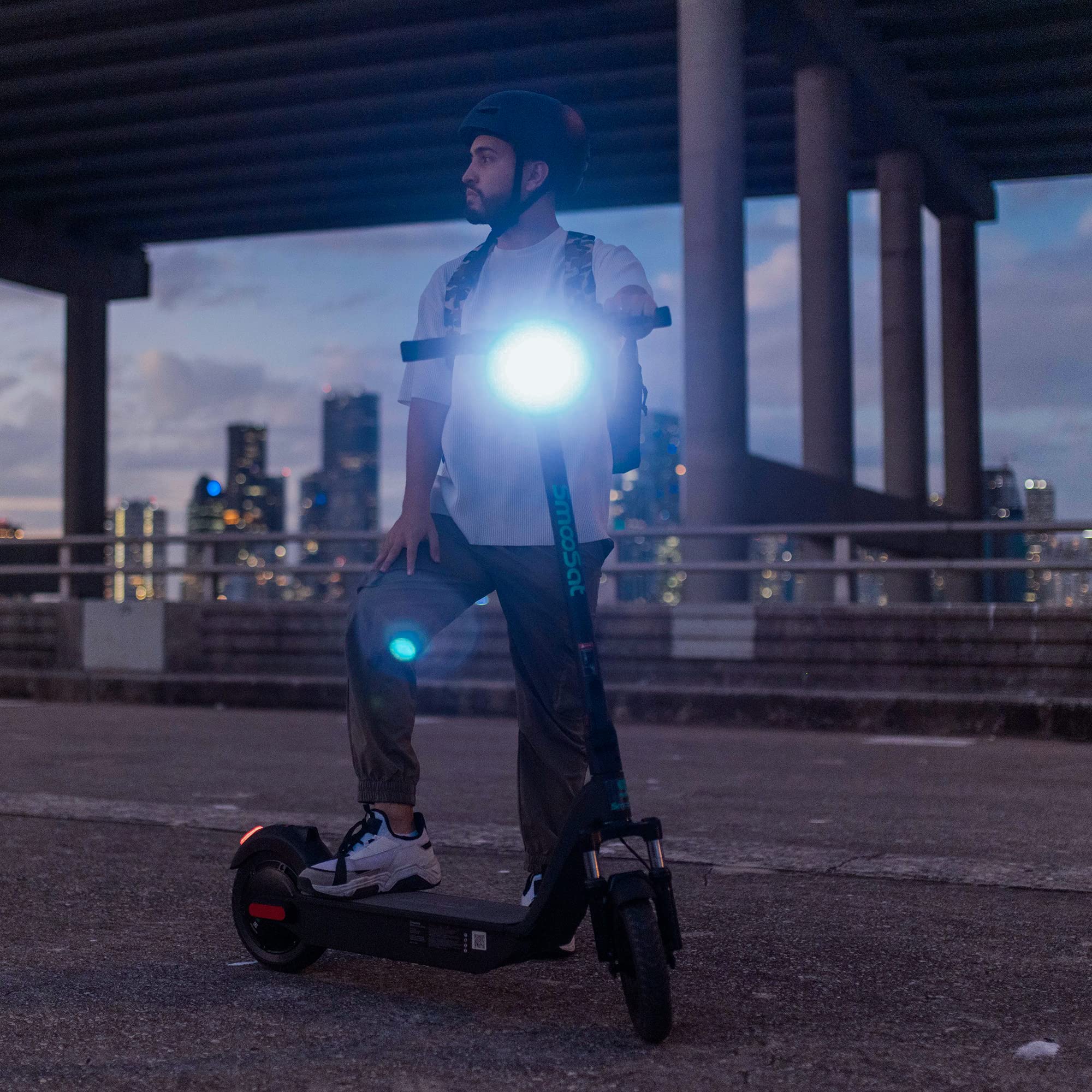 SmooSat MAX Electric Scooter Adults, 500W Powerful Brushless Motor, 18.