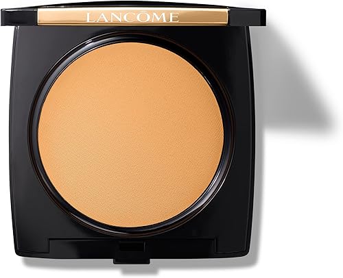 Lancôme Dual Finish Powder Foundation - Natural Finish, Sheer-to-Full Coverage, Longwear Powder Foundation, Controls Shine - 460 Suede Warm