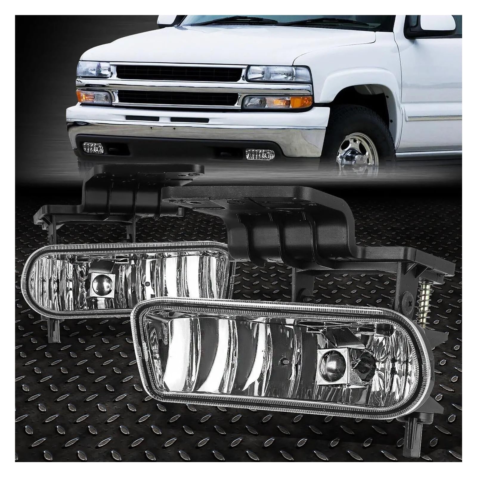 Coppia Di Fari Fendinebbia Anteriori Con Lente Trasparente Per Chevy Per Silverado Per Suburban Per Tahoe Dal 1999 Al 2002 Led Fendinebbia Anteriore Per Auto