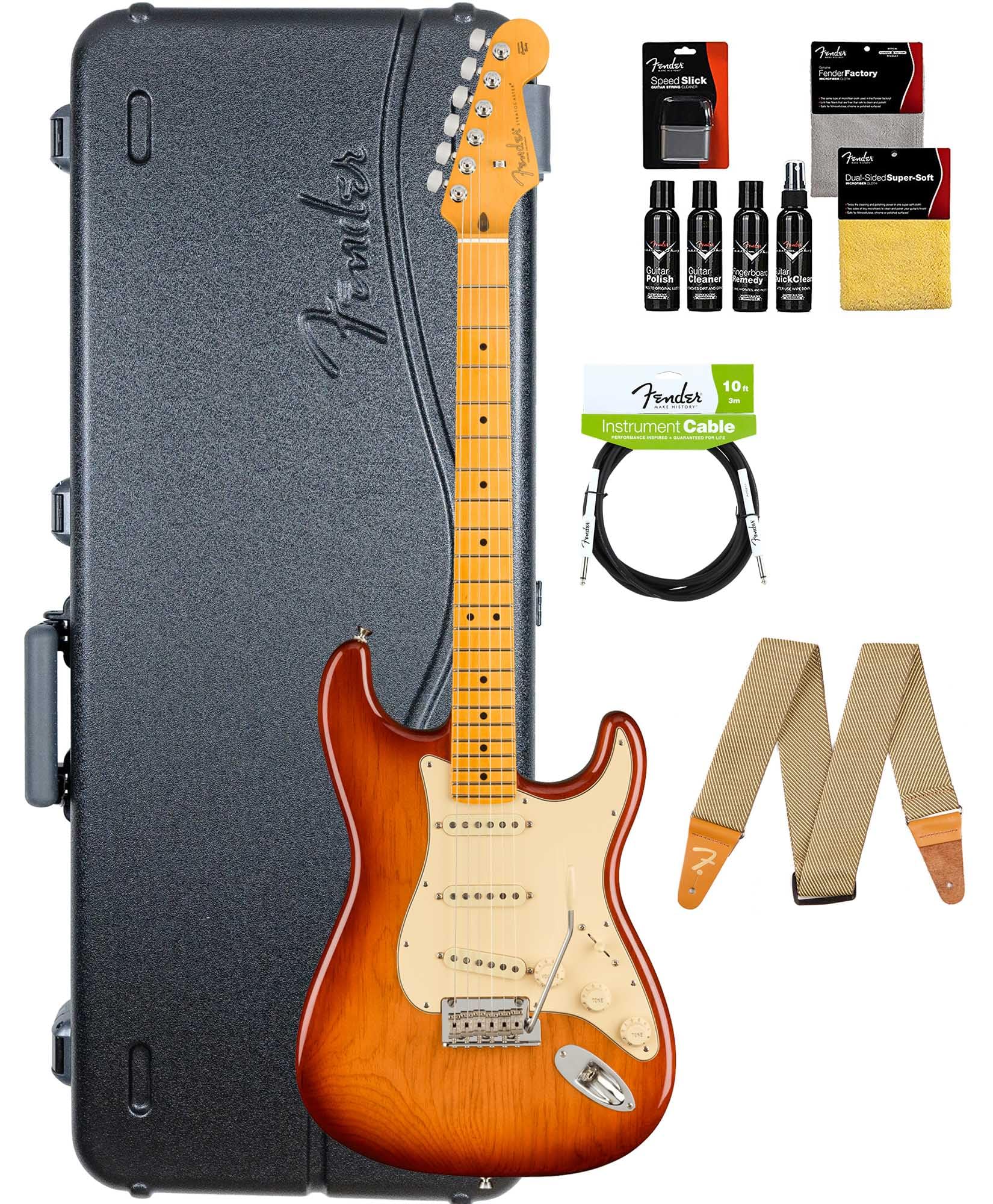Amazon.com: Fender American Professional II Stratocaster - Sienna