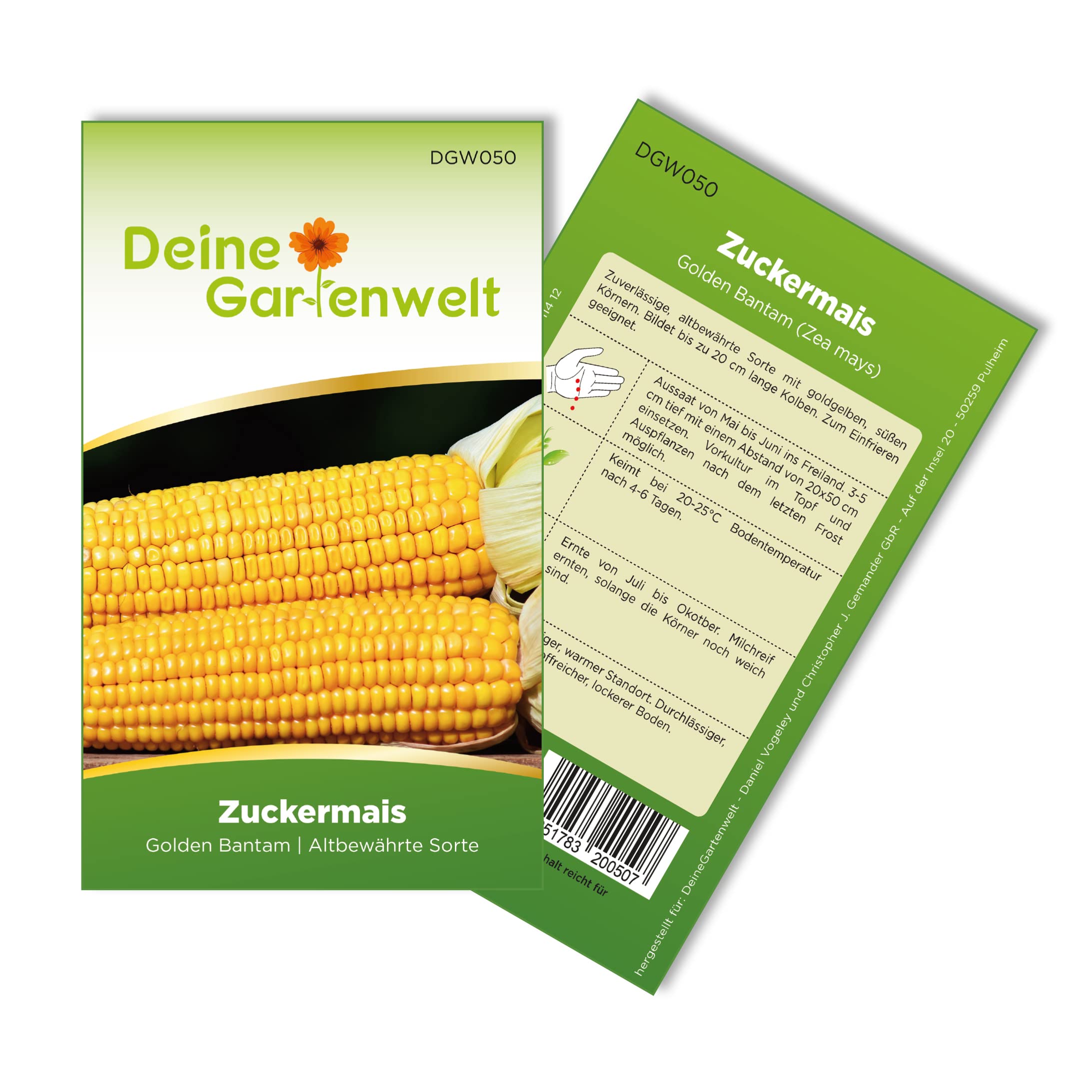 Zuckermais Golden Bantam Samen - Zea mays - Zuckermaissamen - Gemsesamen -  Saatgut Fr 12 Pflanzen : Amazon.de: Garten