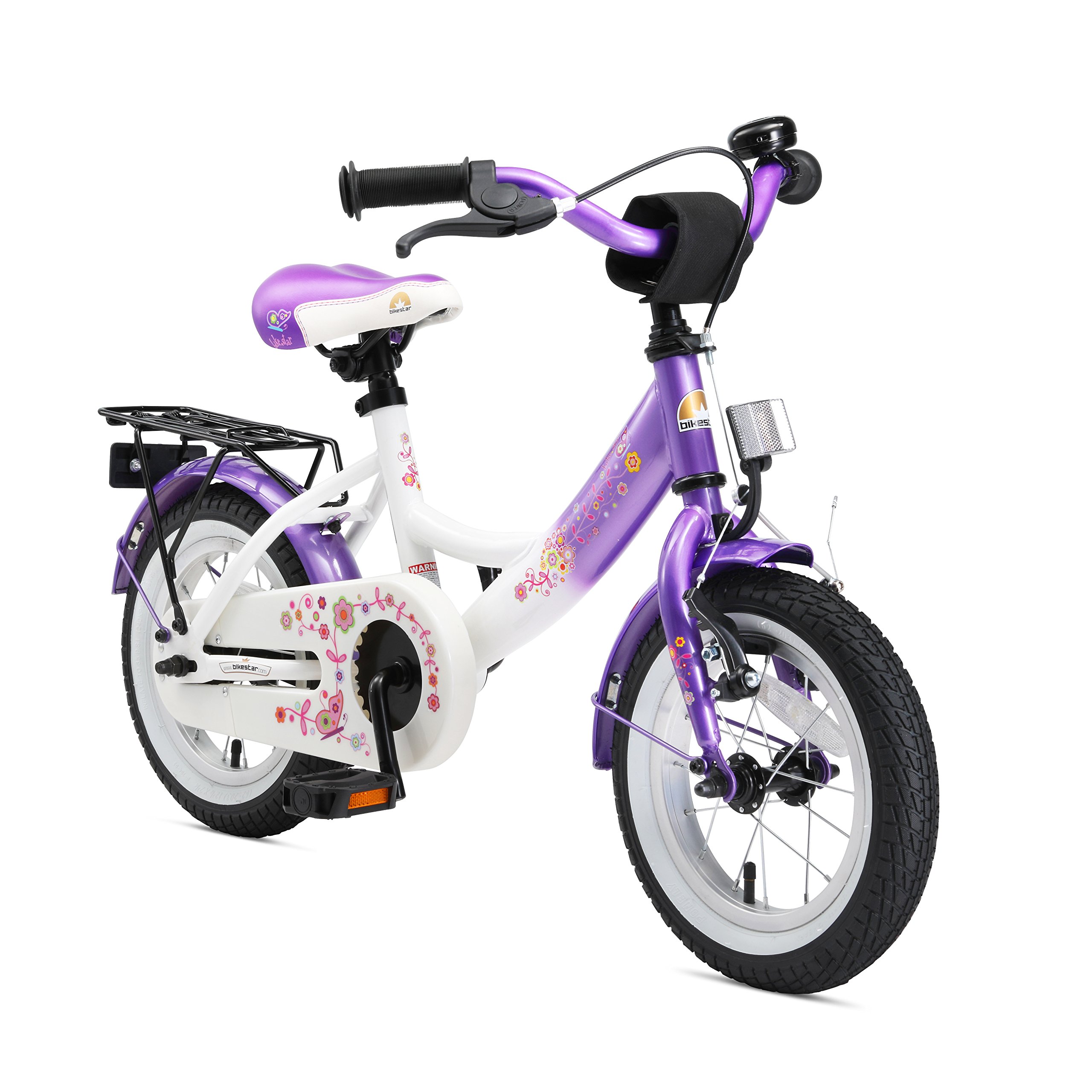 BIKESTAR Kinderfahrrad für Mädchen ab 3-4 Jahre | 12 Zoll Kinderrad Classic | Fahrrad für Kinder | Risikofrei Testen
