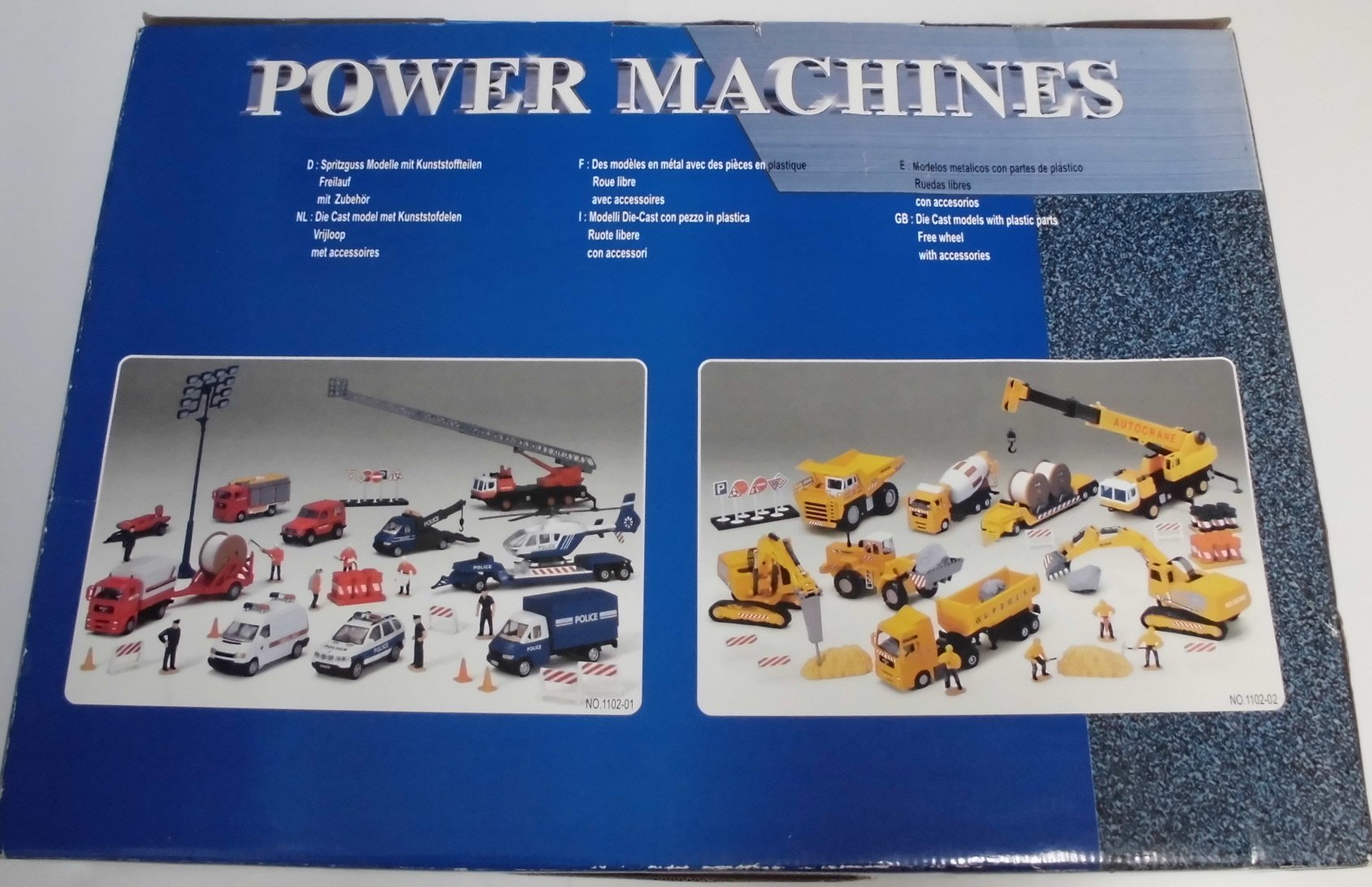 Amazon | JoyCity POWER MACHINES ミニカーセット ダイキャスト