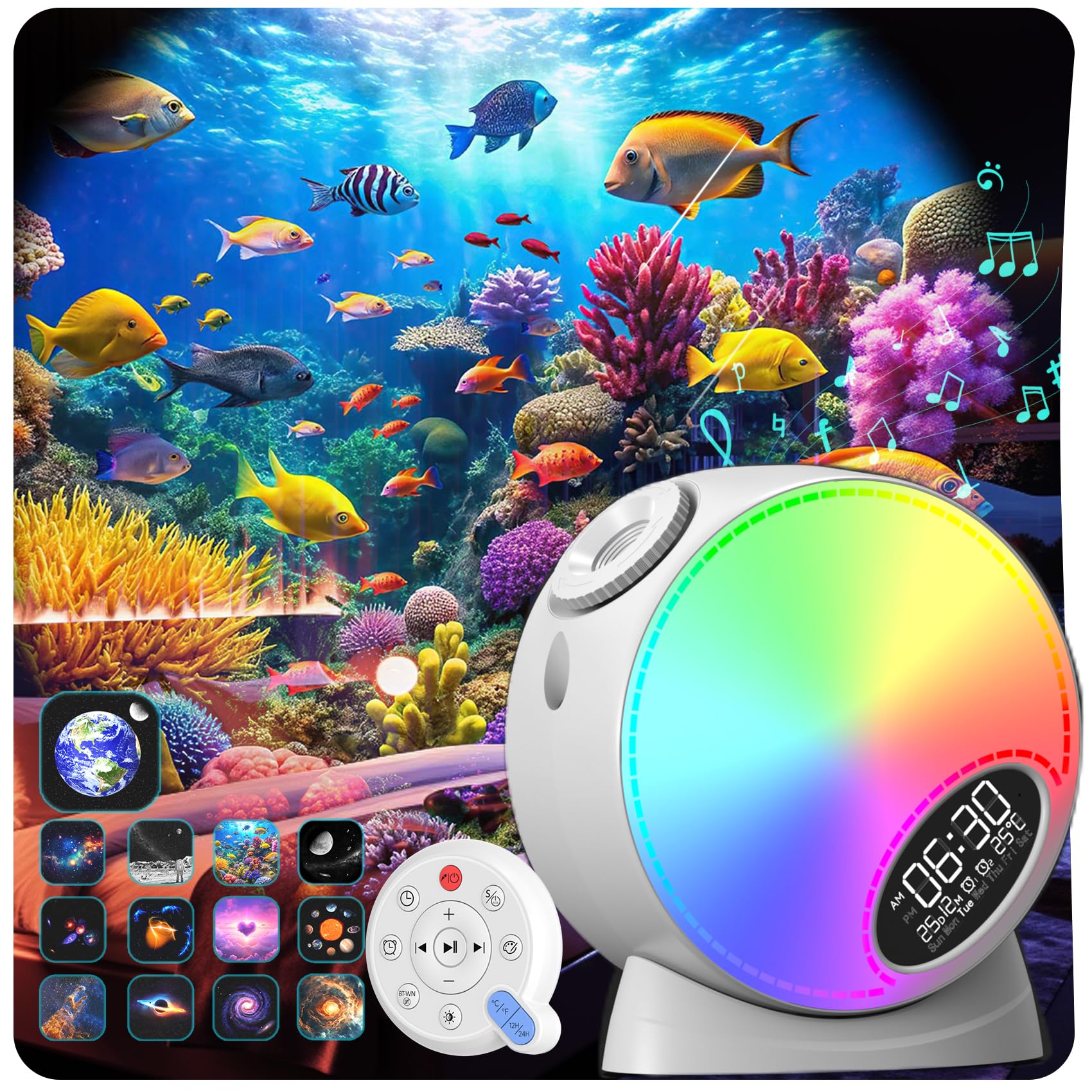 Galaxy Projector Pro for Bedroom,13 in 1 Planetarium Star