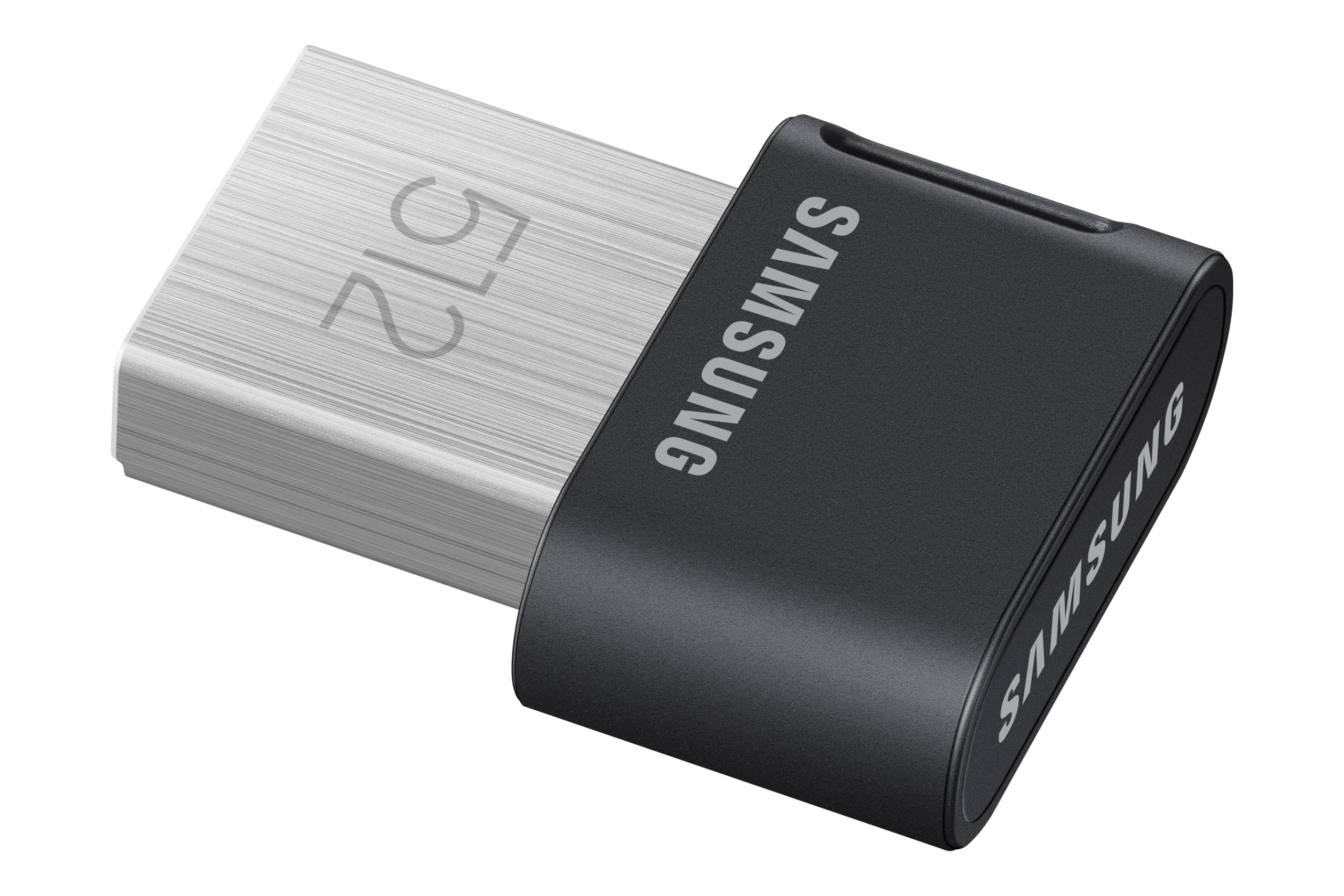 Samsung Clé USB FIT Plus, USB 3.2 Gen 1, 512 Go, 400 Mo/s en lecture, Compacte avec porte-clés, Couleur Grise, MUF-512AB/APC