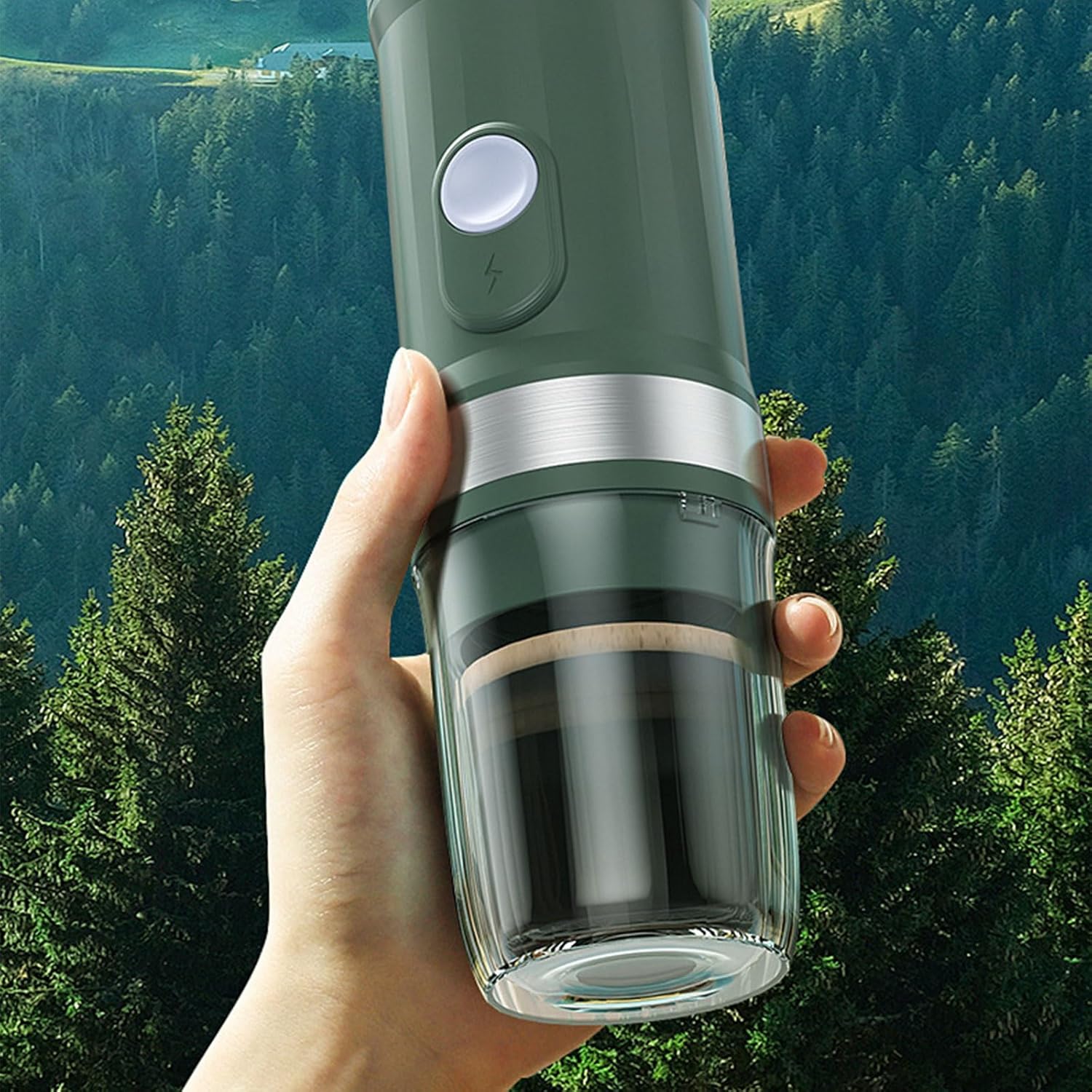 Portable Espresso Machines Rechargeable Electric Coffee Machines For Capsuled Ground Coffee For Car Camping Travelling