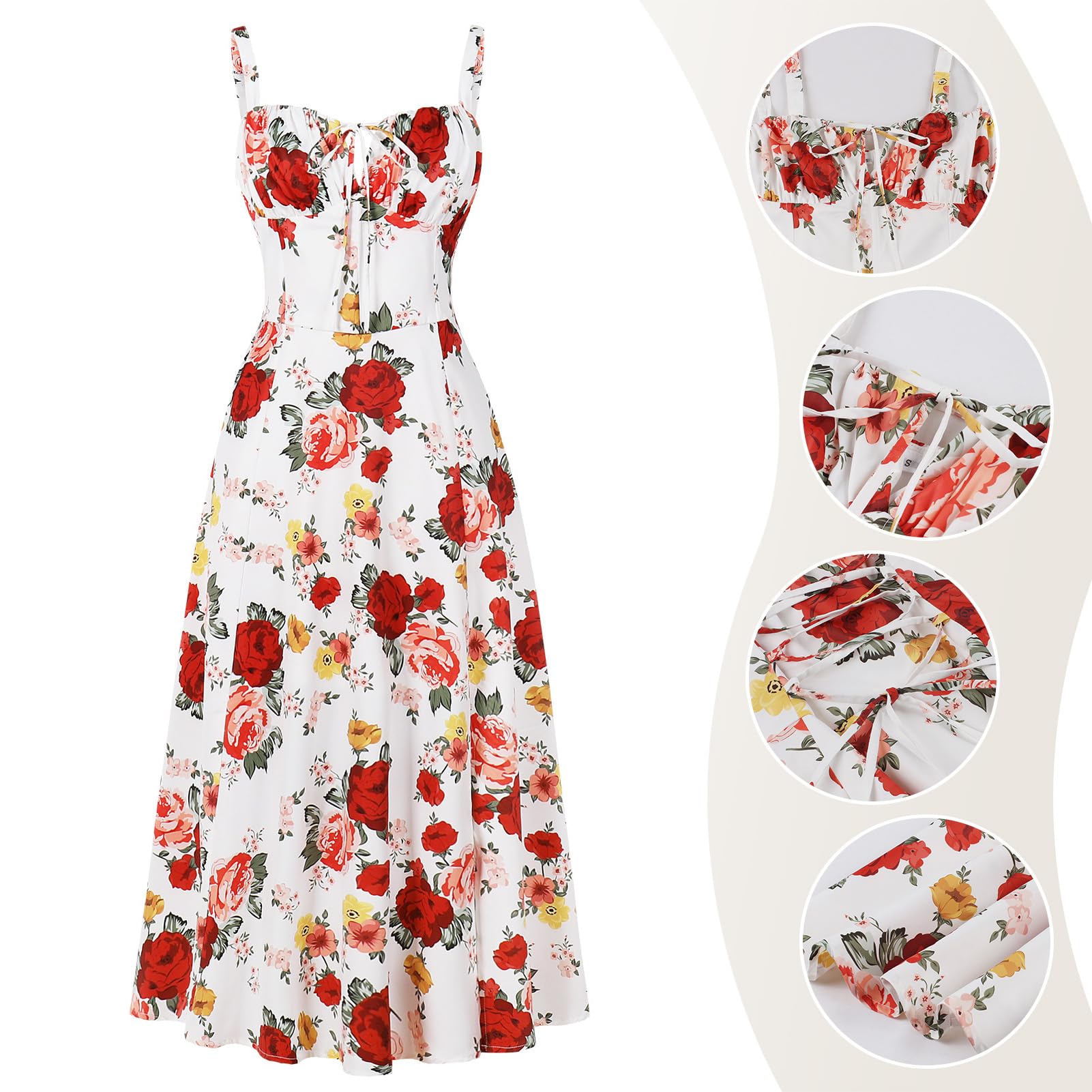 IBTOM Castle Dress for Women Doux Femme