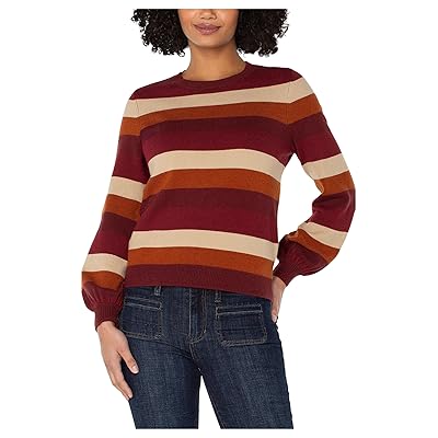 Liverpool Los Angeles Long Sleeve Crew Neck Sweater Women