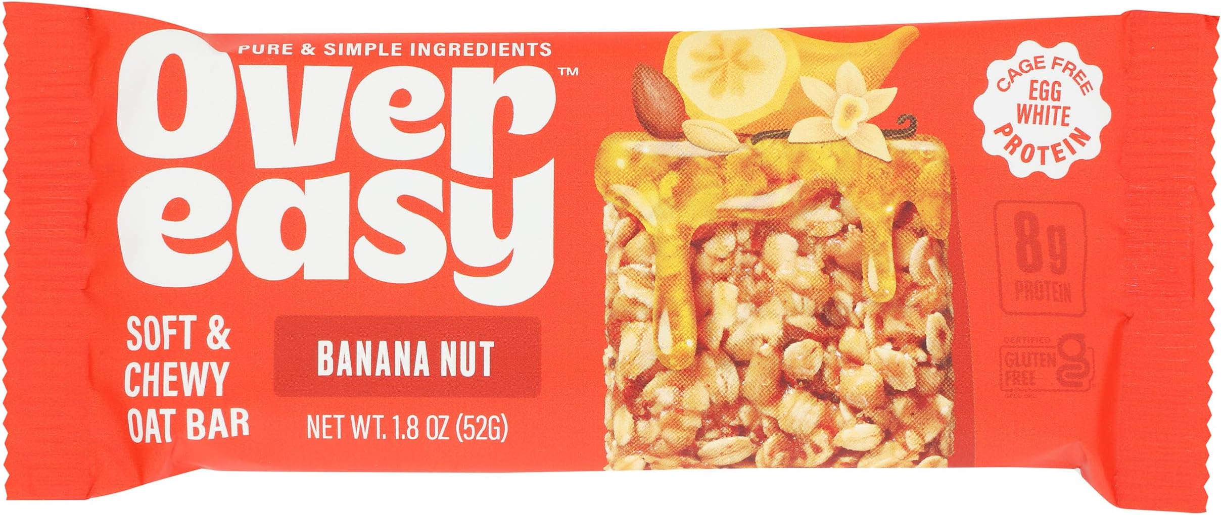 Over Easy Banana Nut Breakfast Bar, 1.8 OZ