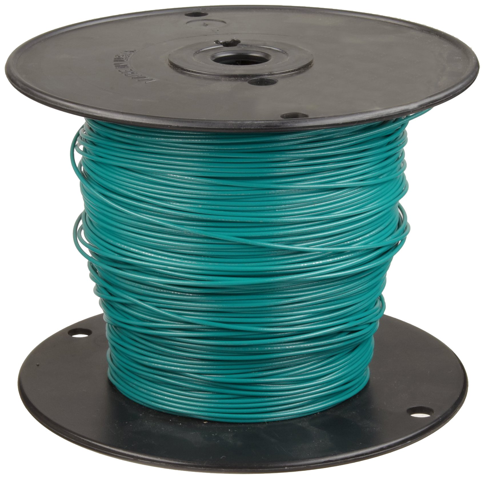 Arcor UL1007 Commercial Wire, Spooled, Green, 22 AWG, 0.025