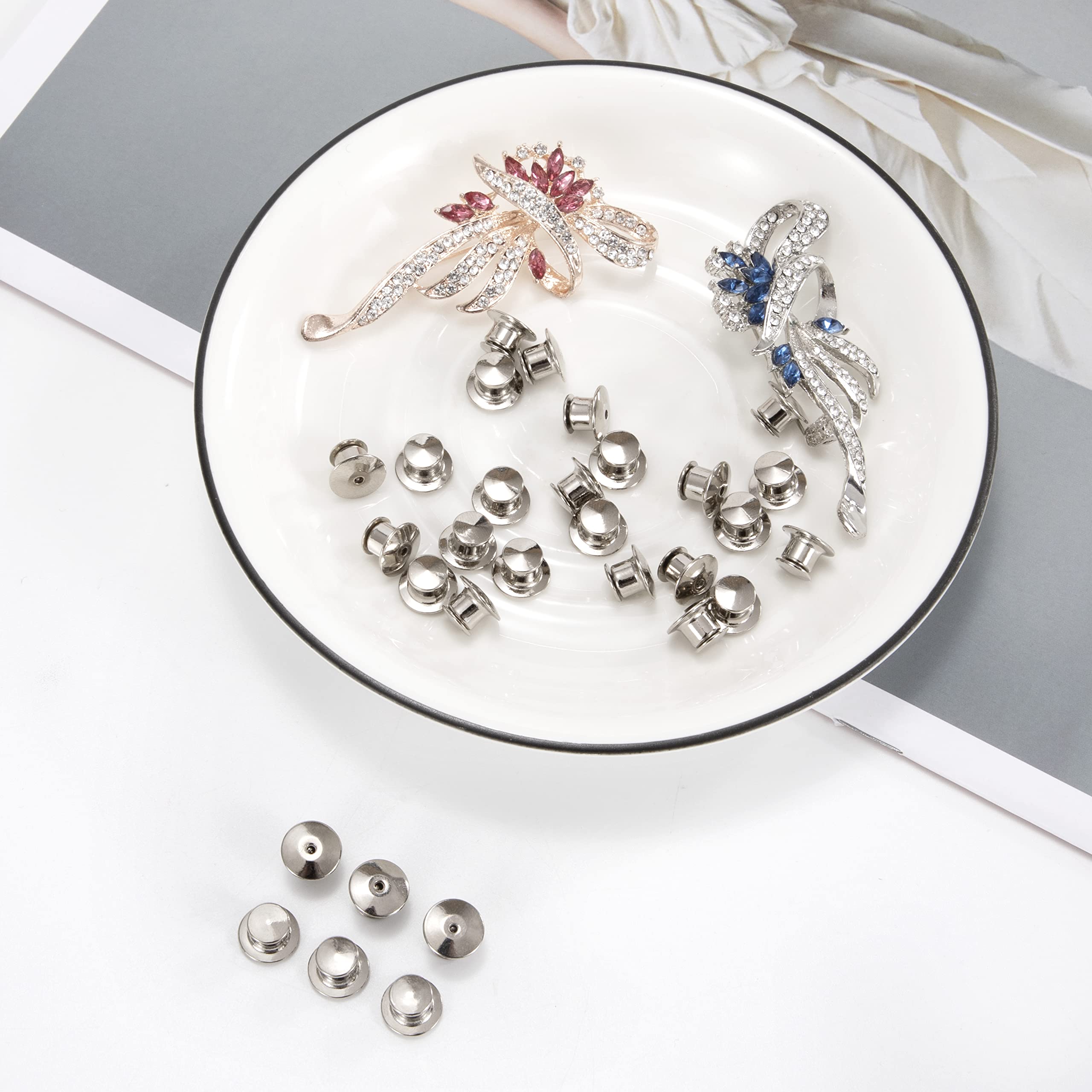 Wood Badge Scout 10/50PZ SPILLA DI Bloccaggio Schienali Custodi - Foto 6