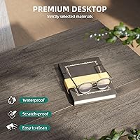 Vista 12 de Mesa de centro de granja con almacenamiento, mesa de cóctel de madera rústica, mesas de centro cuadradas para sala de estar, sala de reuniones