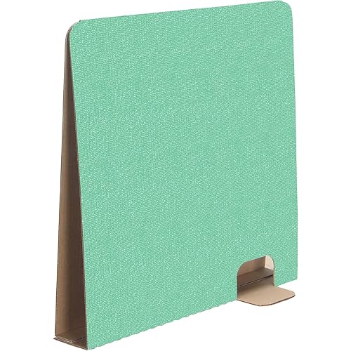 Really Good Stuff Divisores Privacy Shield - Juego de 12, color verde, crea un entorno de aprendizaje sin distracciones, tableros divisores de
