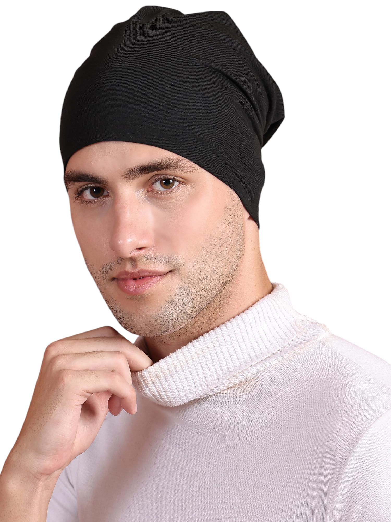 Mack Jonney Cotton Blended Beanie Cap for Men(Pack of 1)-VJ_CAPPCK1_01-New-picture-38