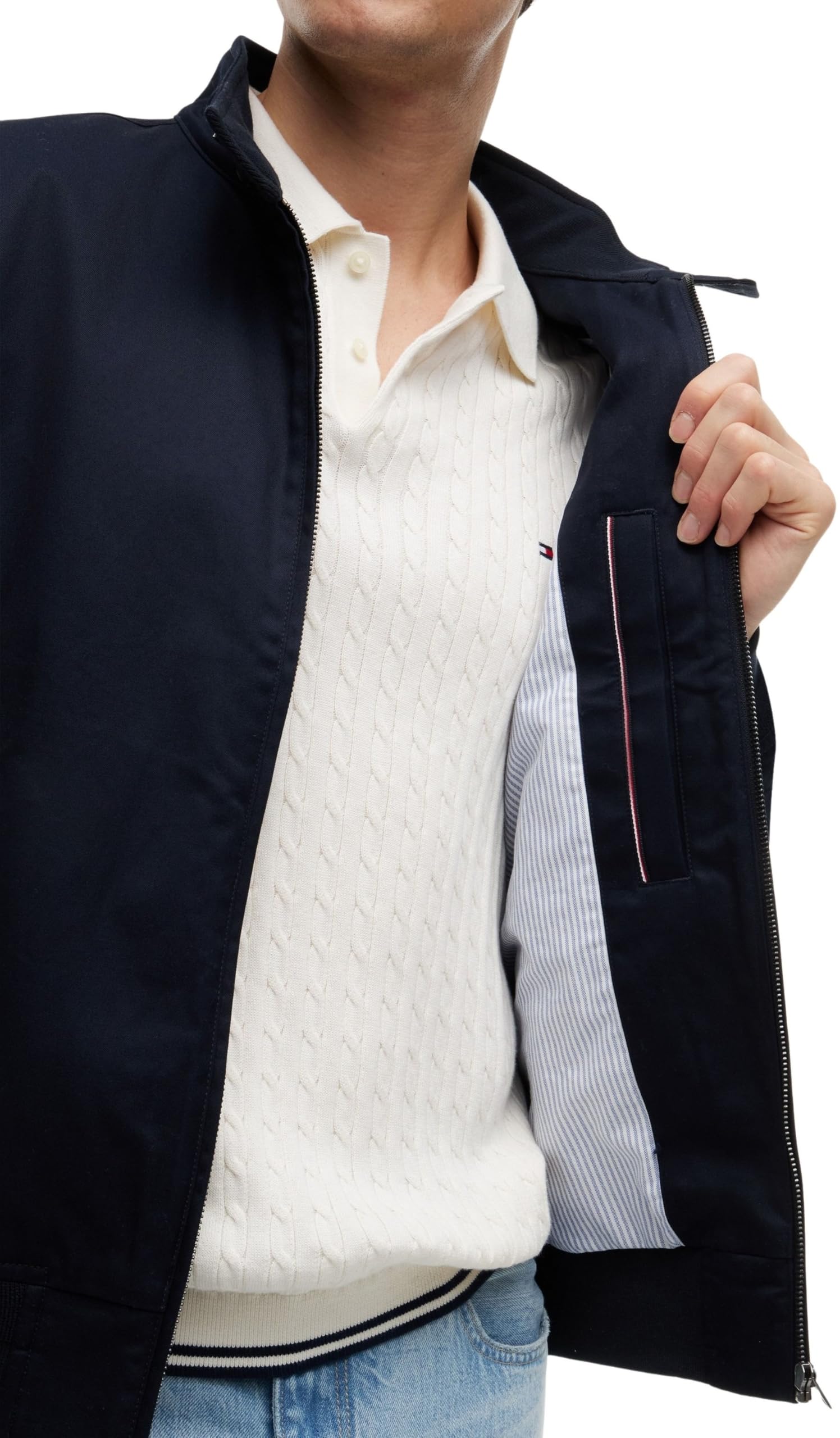 Tommy Hilfiger Herren Classic Harrington Mw0mw43468 Andere Jacken (1er Pack)