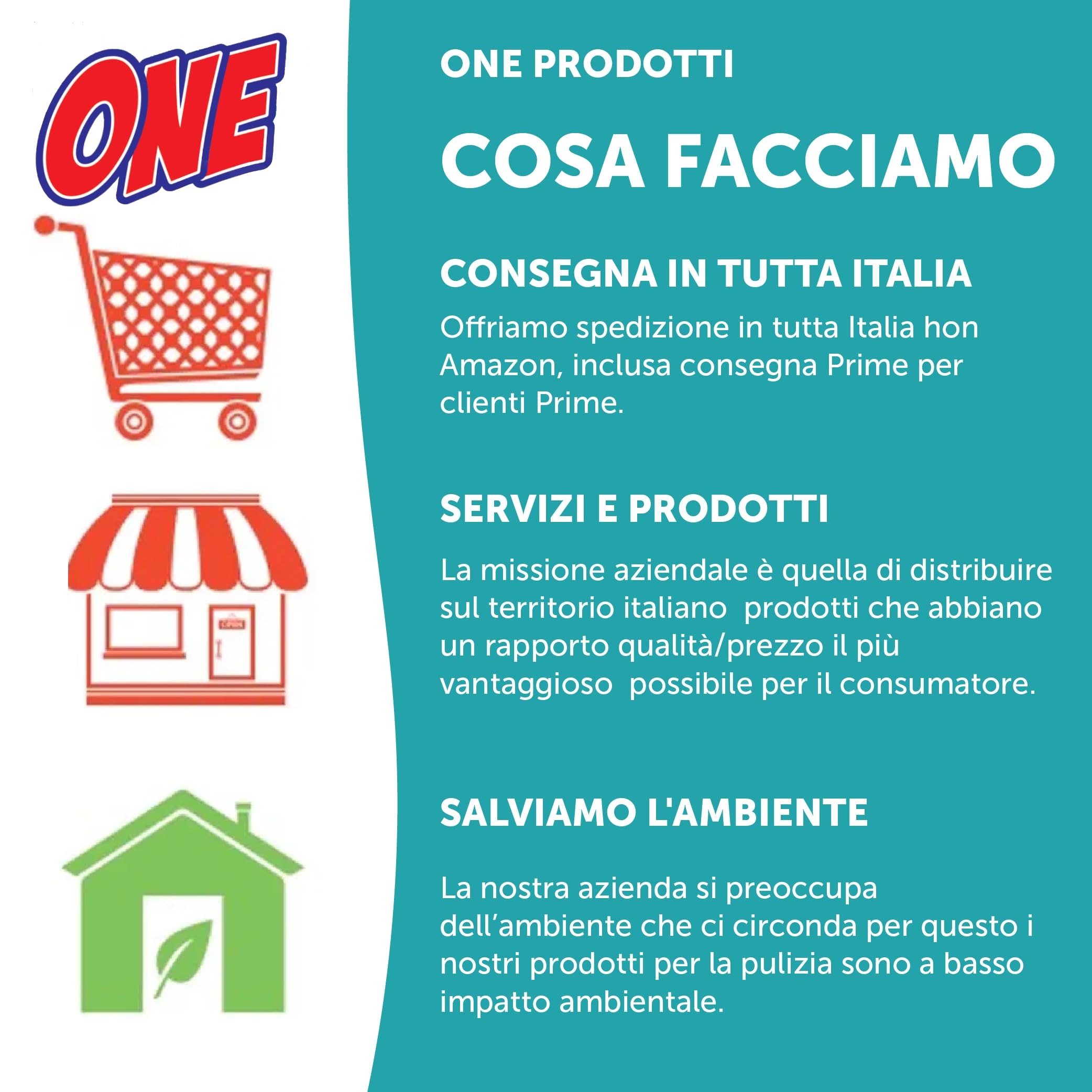 ONE 20 Litri di DETERGENTE SPECIFICO PER LAVASTOVIGLIE AD USO PROFESSIONALE Perfetta pulizia e brillantezza di vetro, acciaio, piatti (4 x taniche da 5 lt) Protezione Attiva Super Sgrassante