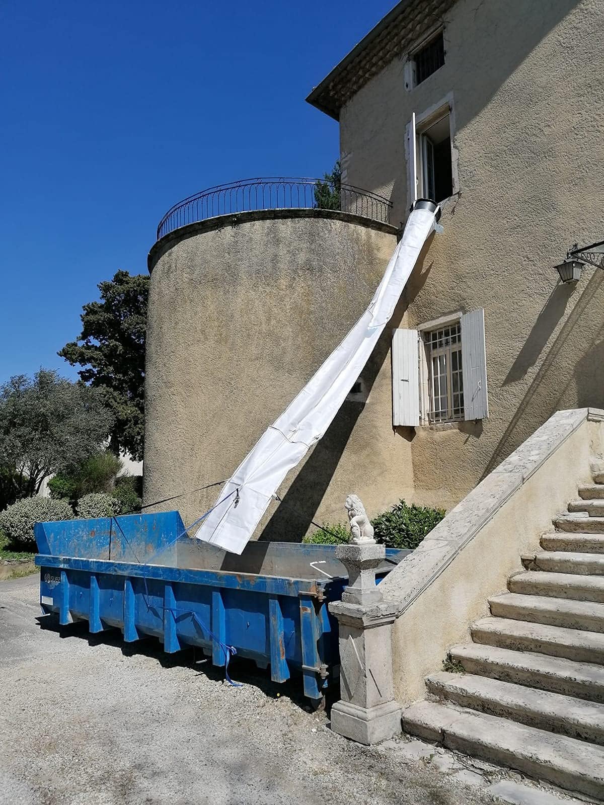 STORTSLURF18m Flexible Rubbish Chute Complete Set