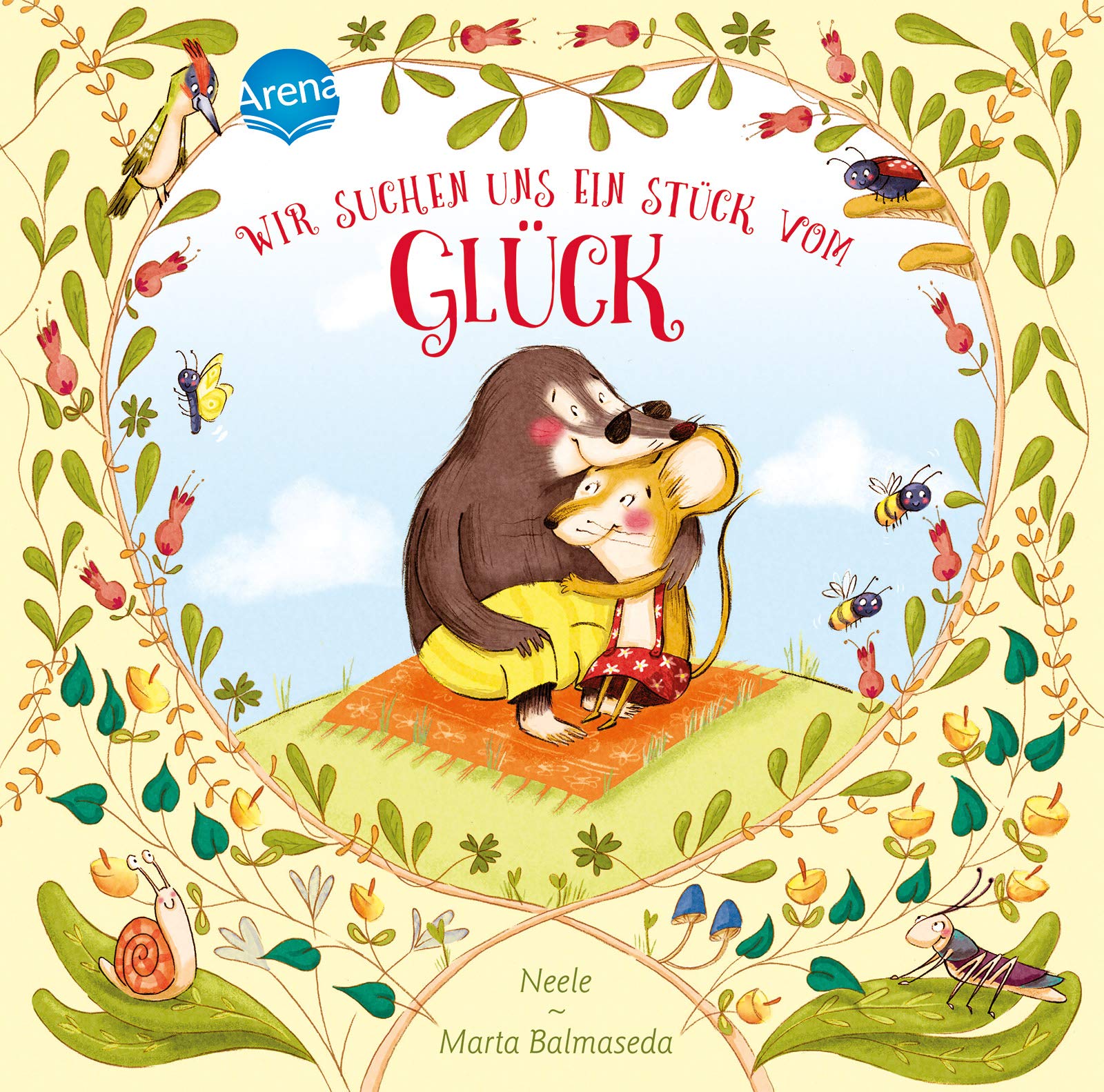 Wir suchen uns ein Stück vom Glück: Ein Bilderbuch über Gefühle für Kinder ab 3 Jahren - im handlichen Format mit hochwertiger Prägung und Veredelung