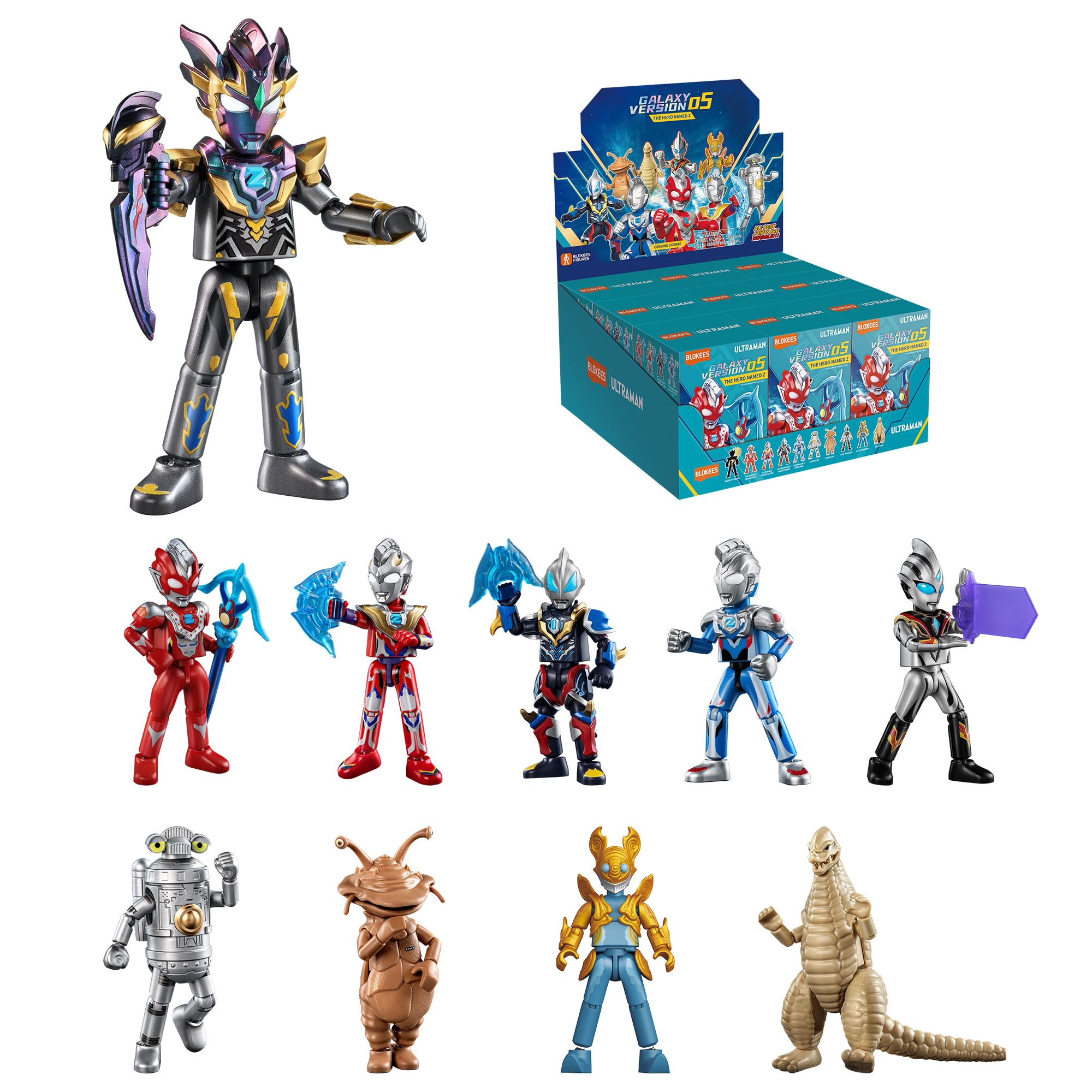 Amazon.com: BLOKEES Ultraman Galaxy Version 05 The Hero Named Z