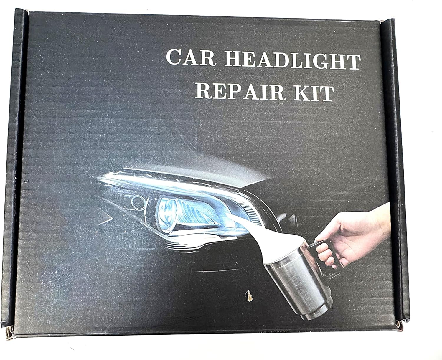 Rinnova Fari Auto Kit 650 ml - Kit Lucidatura Fari Auto, Pulisci Fari Auto Opachi, Rinnova Fanali per Riparazione Ingiallimento Graffio Sfocatura Ossidazione