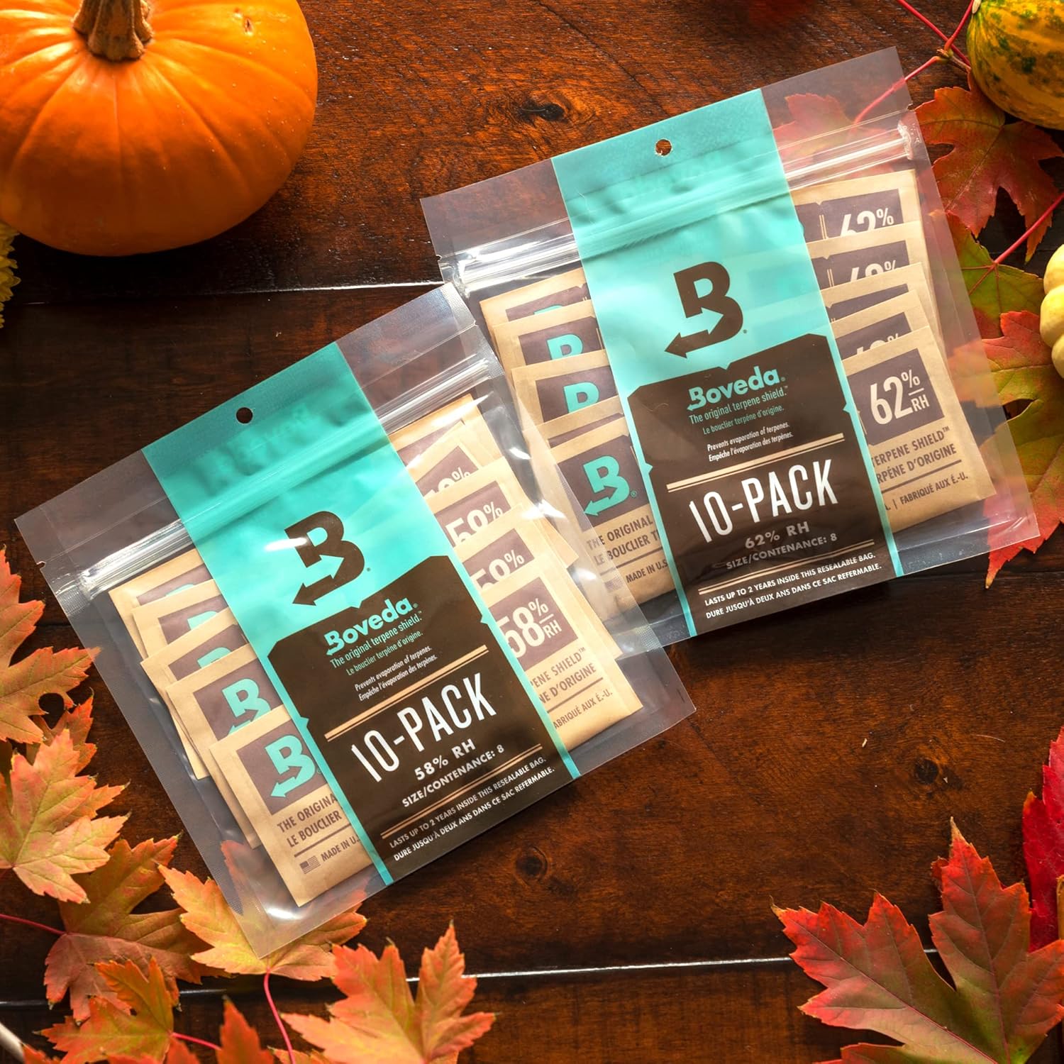 Buy Boveda 62 RH Size 810 Pack TwoWay Humidity Control Packs For Storing 1 oz of Botanicals