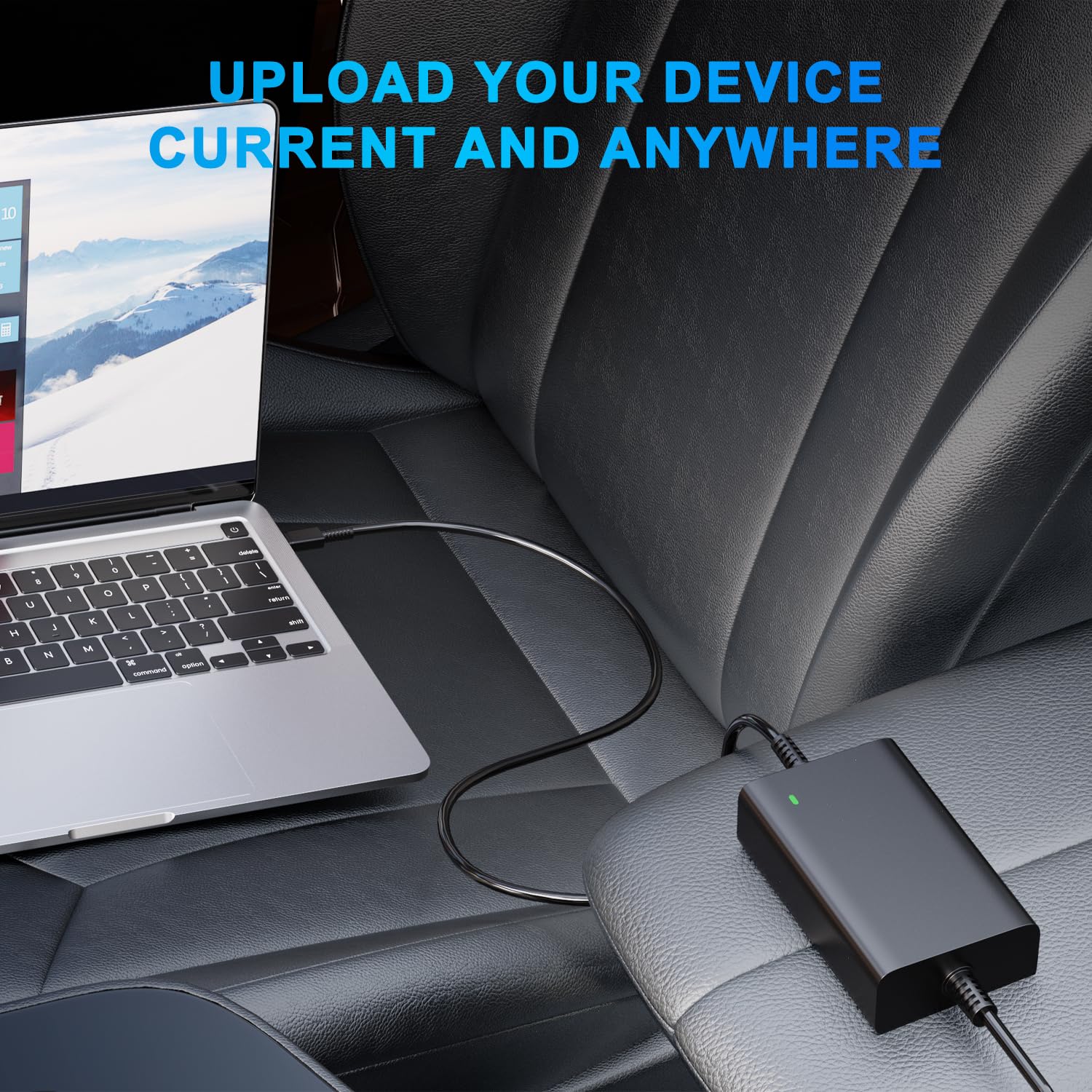 100 W ładowarka samochodowa USB C, 12-24 V ładowarka samochodowa DC zasilacz kabel ładowania do Lenovo HP Dell Acer Asus Chromebook Samsung MacBook Car Charger adapter