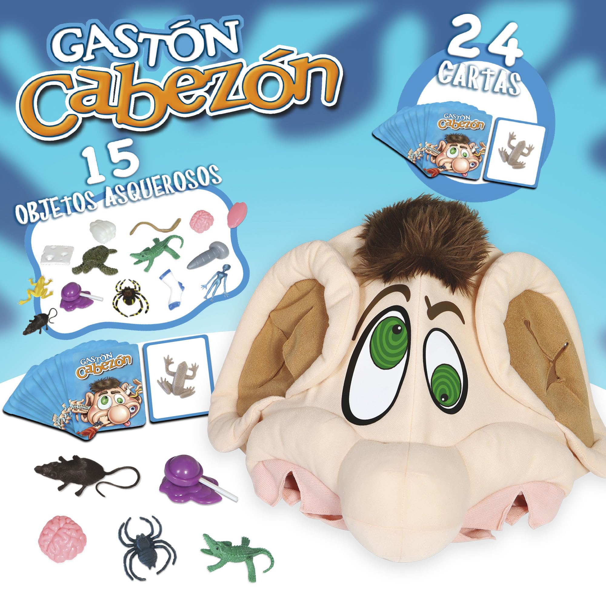 Bizak - Gaston Cabezon - Juego de Mesa para Niños, Juego Preescolar Divertido y Educativo Niños y Niñas - Desarrollo Cognitivo y Coordinación (64558519)