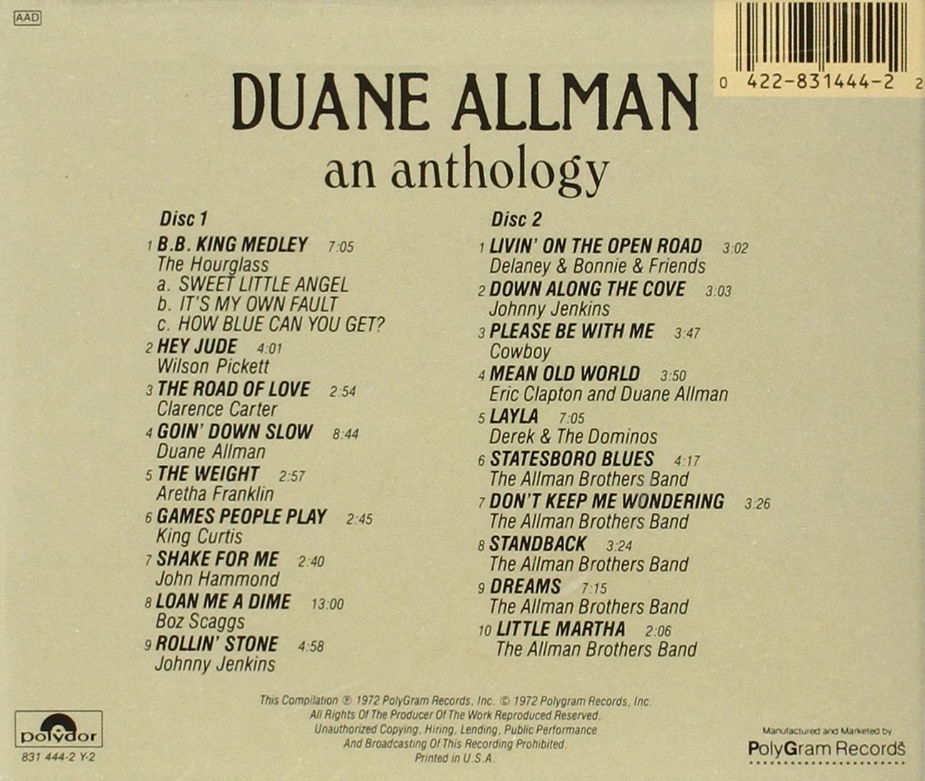 Vol. 1-Anthology