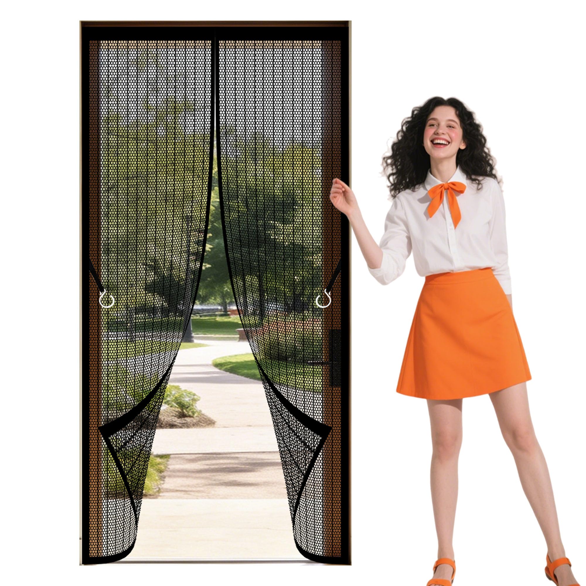 Moustiquaire porte magnétique idéale pour aérer votre balcon et terrasse en été