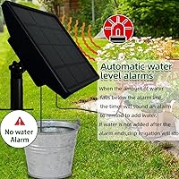 Vista 8 de 49FT Solar Drip Irrigation System - Auto Plant Watering Kit for 15 Pots with Anti-Siphoning Device - 750ml/min Flow Indoor Outdoor Garden Balcony &