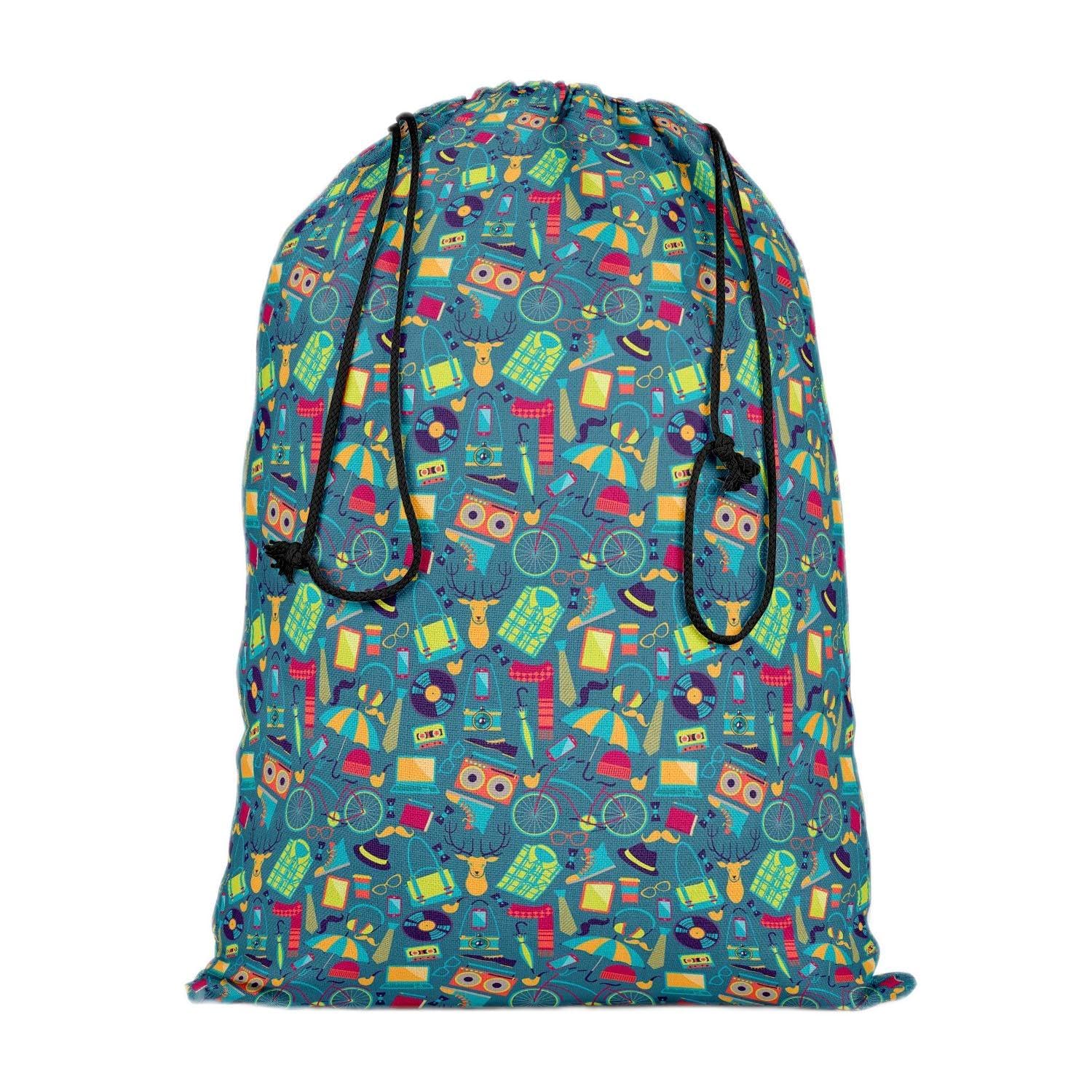 Hipster | Reusable Sack Bag | Bag for Gym, Storage, Vegetable & Travel-image-17