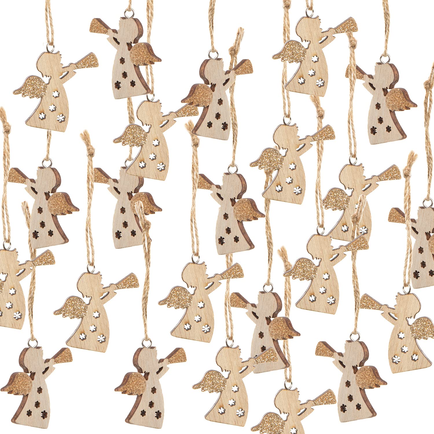 Palla di natale con nome in legno e glitter addobbi natalizi pallin