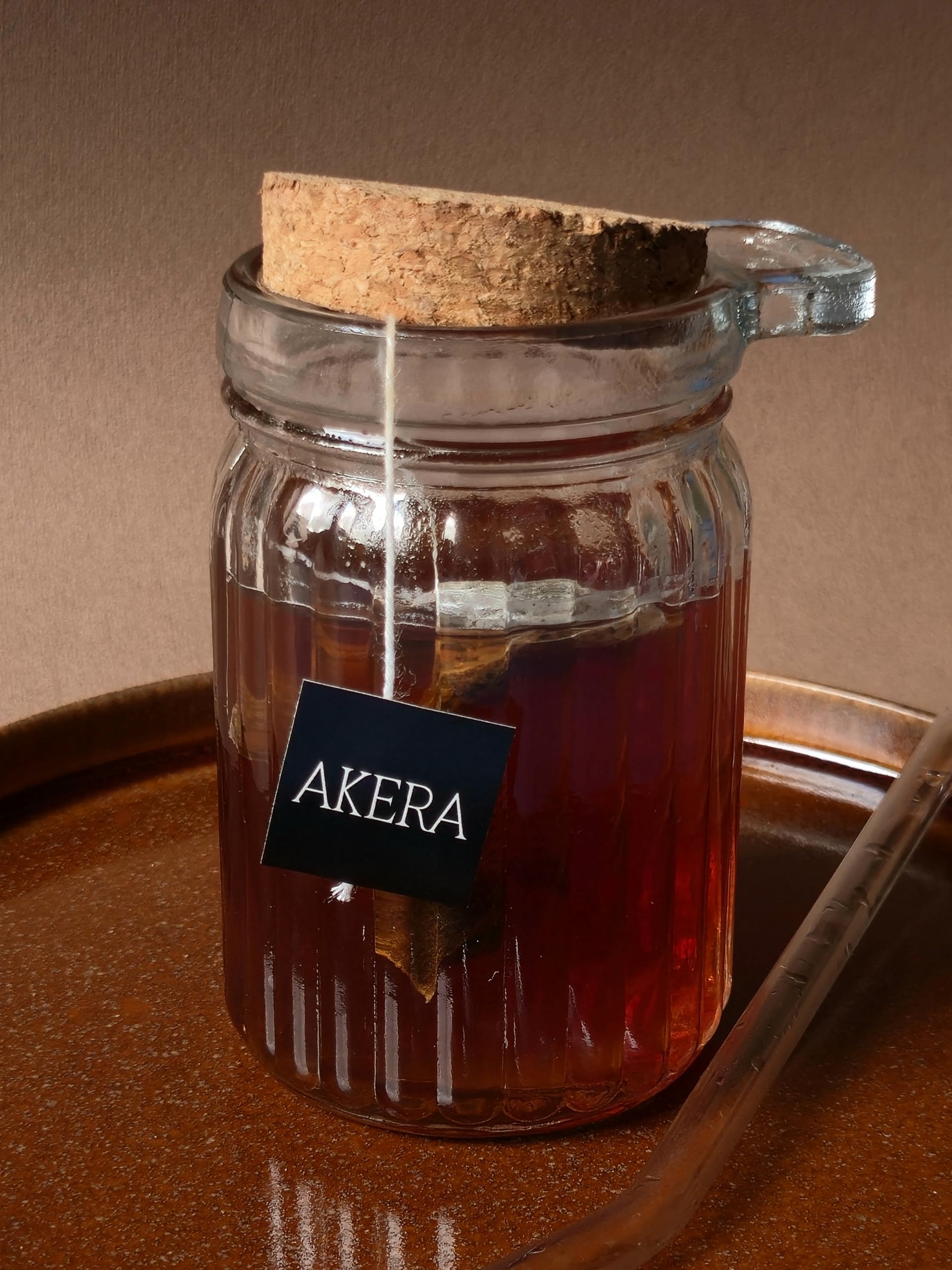 Black tea with sugar, 30 tea bags, box in bulk, AKERA tea 300g, 20 doypacks