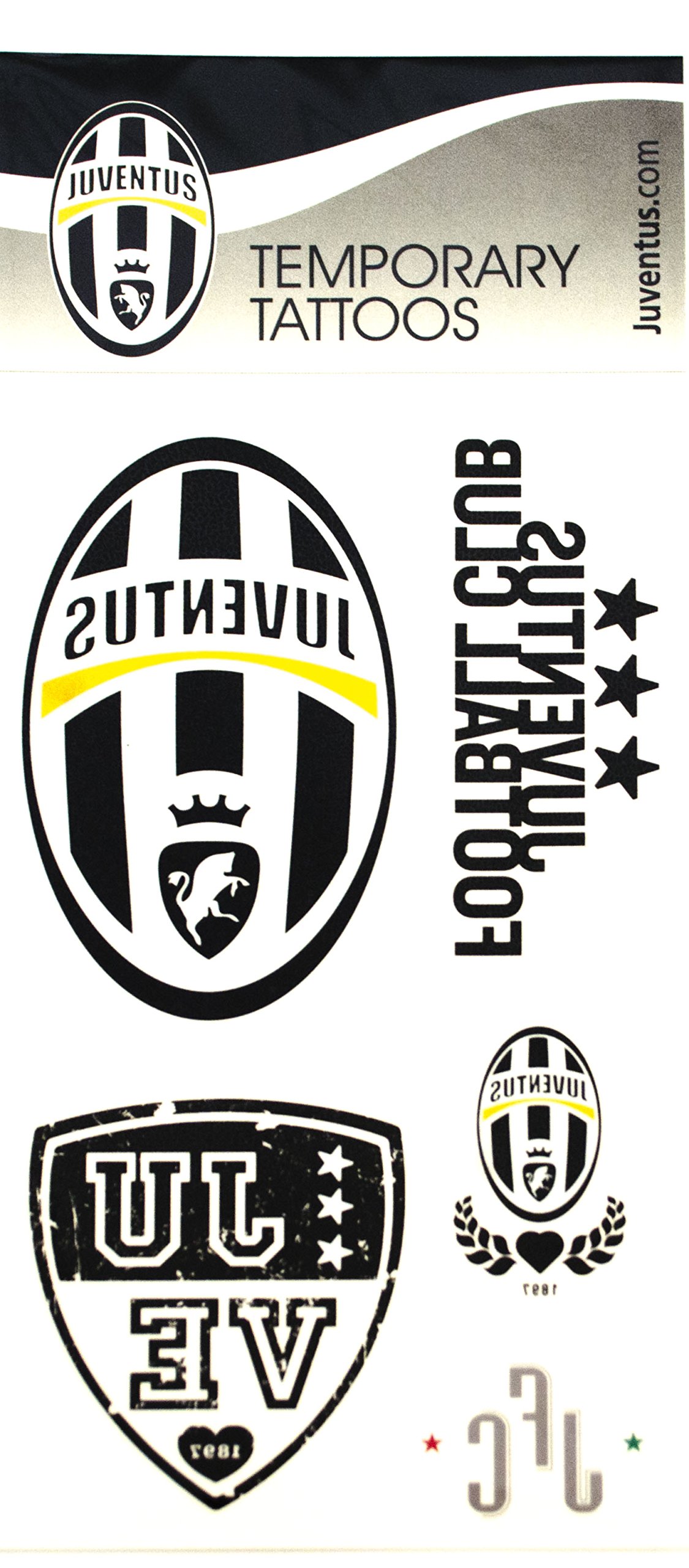 Official Juventus FC Temporary Tattoos