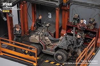 Amazon.co.jp: JOYTOY 戦星辰 メカ格納庫 試験エリア 1/18